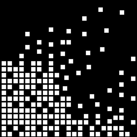 aisoi Bikini Top Pixel Party Black & White