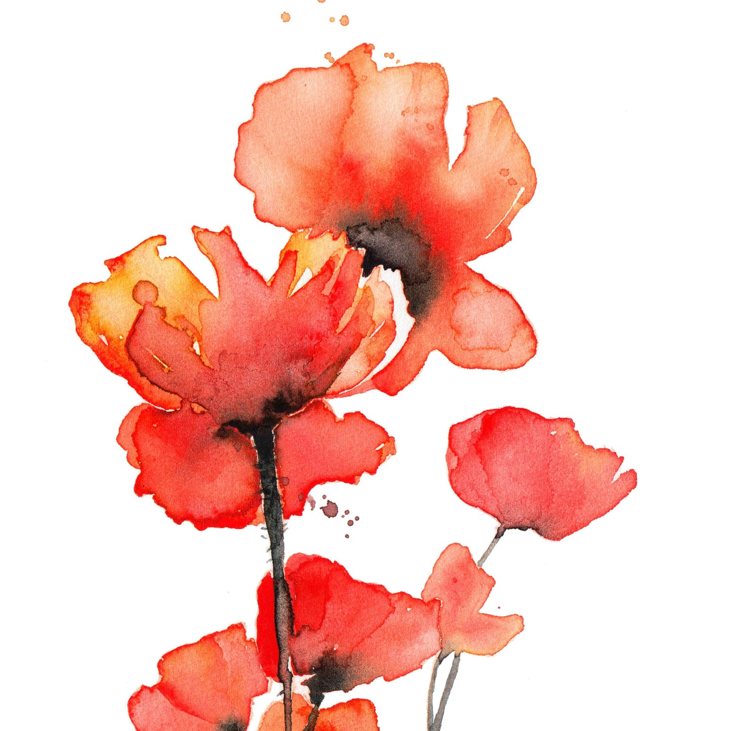Bikini Top | Red Poppies