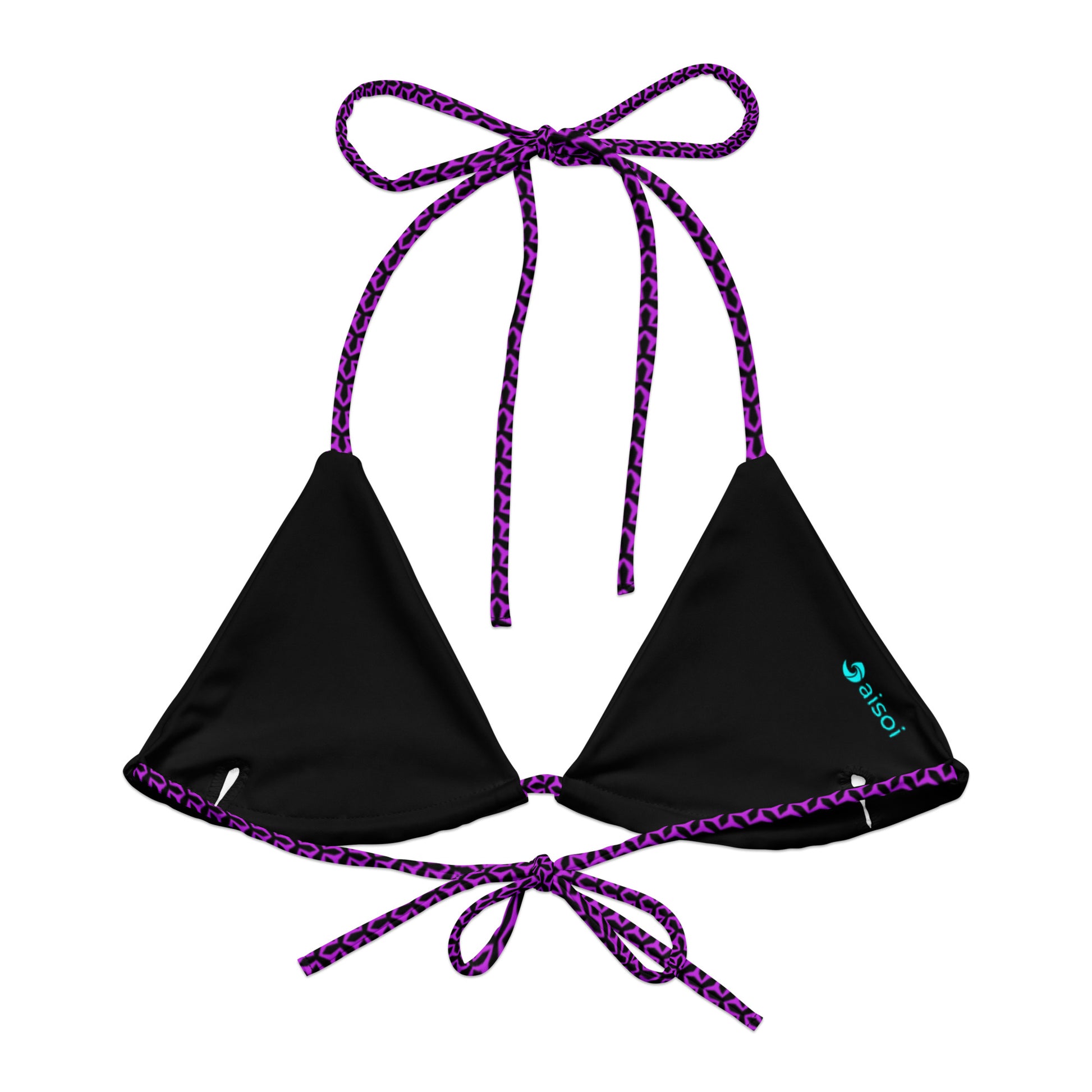 Women's String Bikini Top |  Propeller Magenta