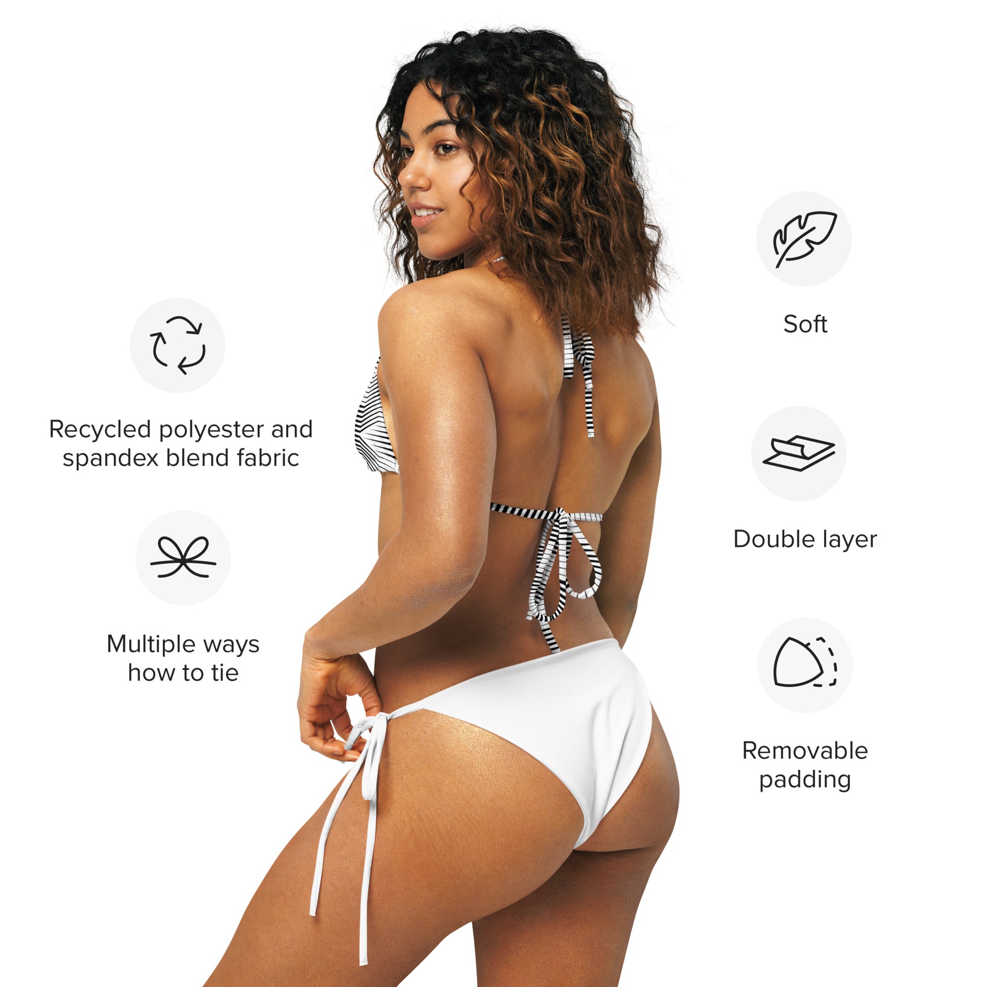 aisoi Bikini Top Linear Luxe