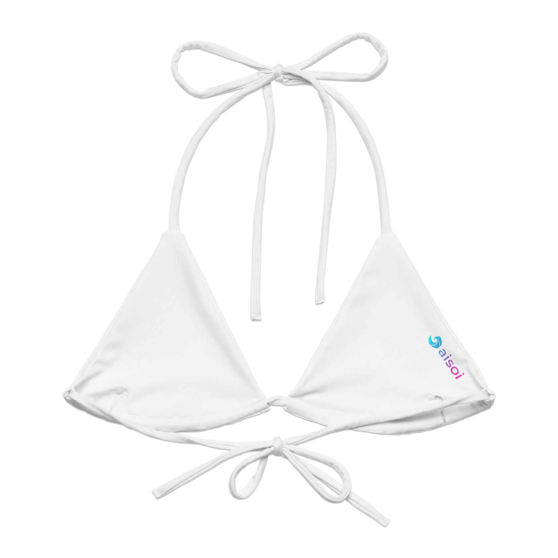 String Bikini Top | White Whisper by aisoi Swimwear & Beachwear