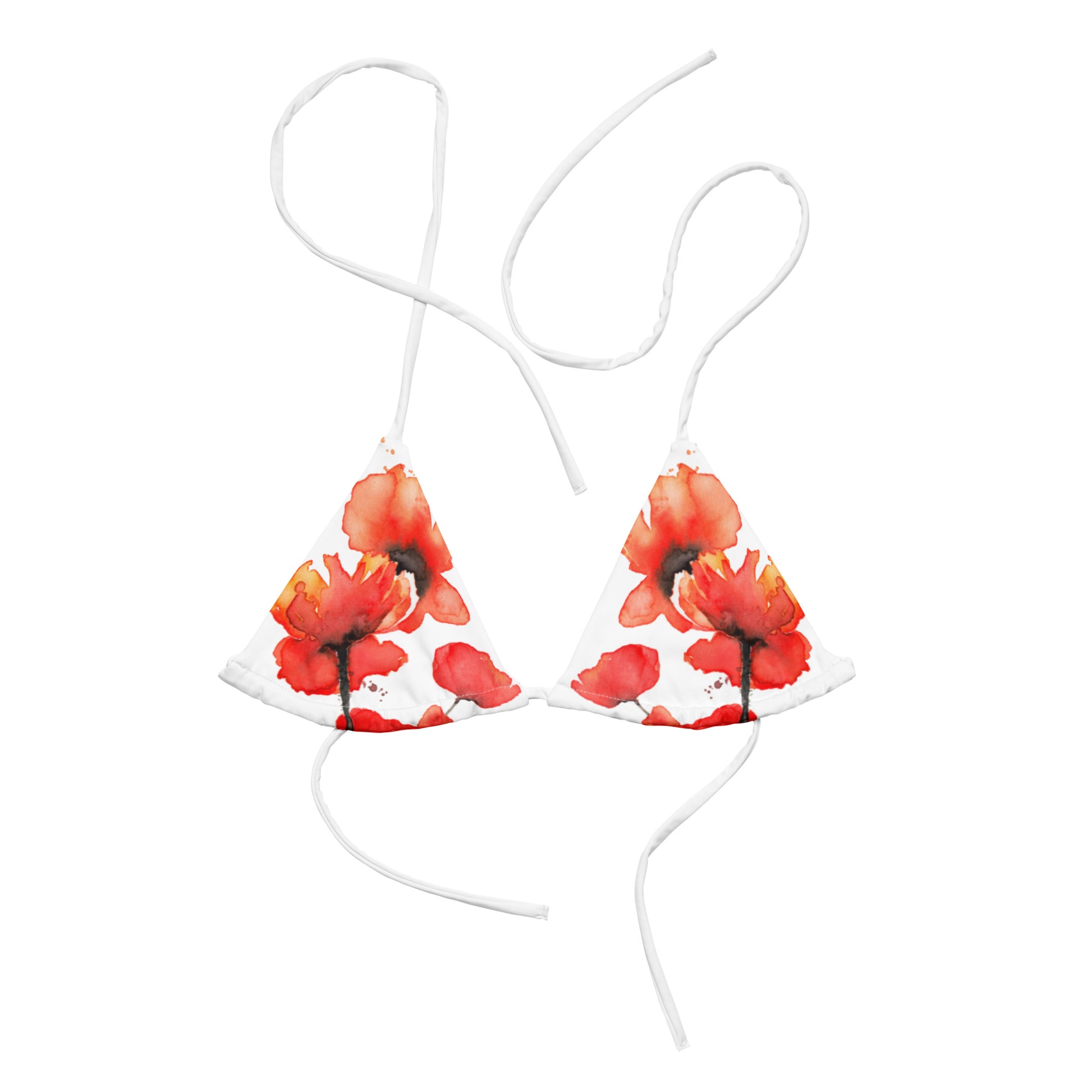 aisoi bikini top Red Poppies