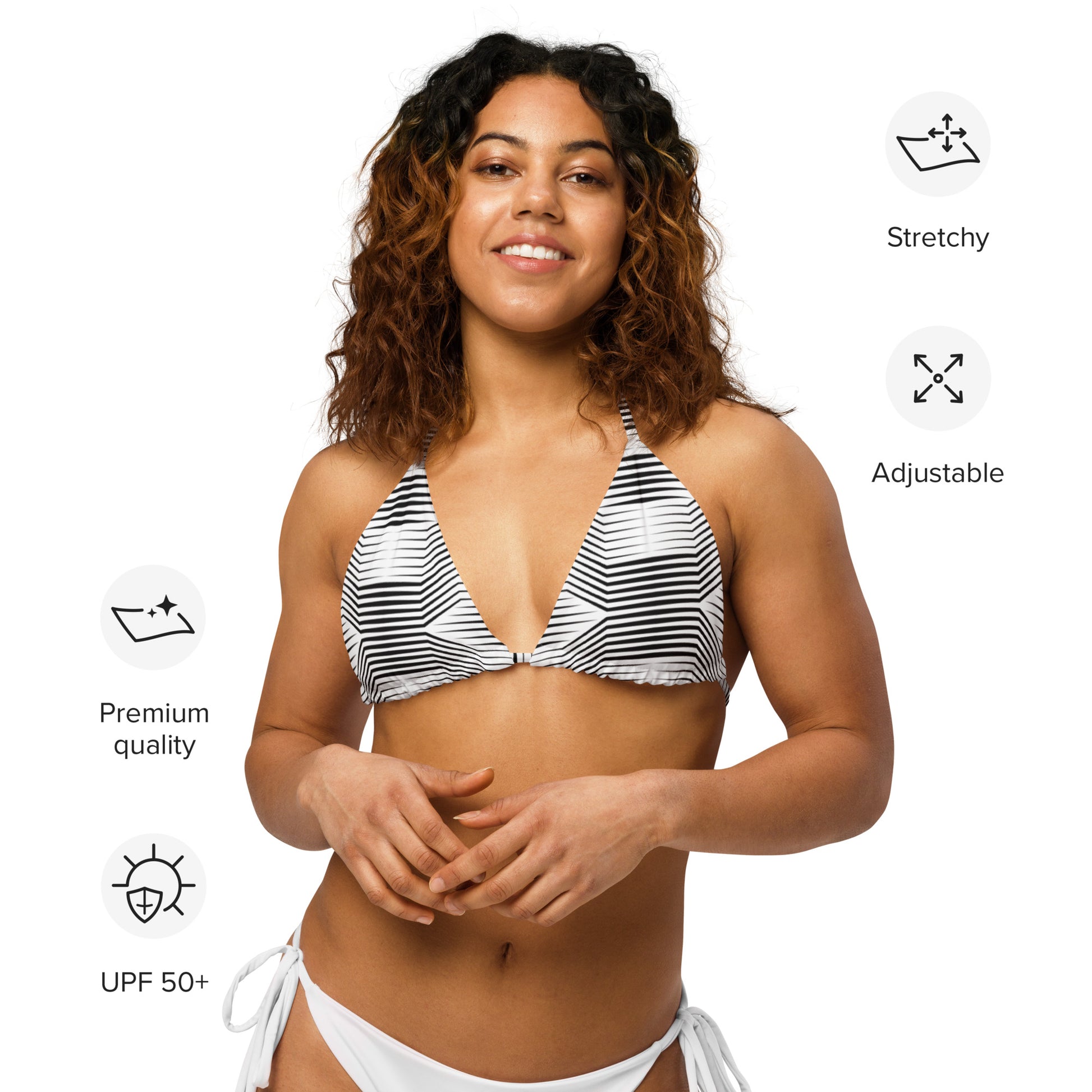 aisoi Bikini Top Linear Luxe