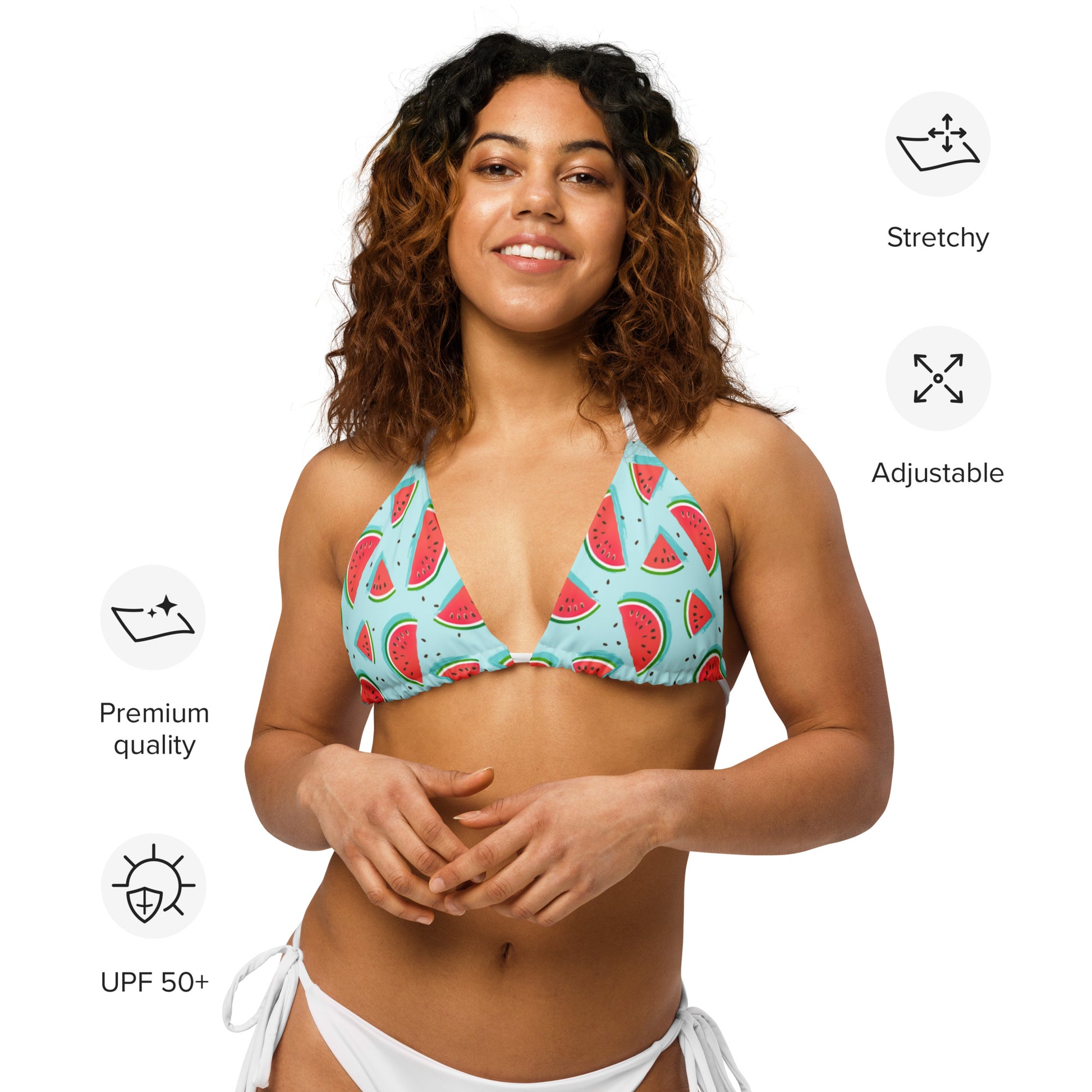 aisoi Bikini Top | Watermelon Bliss