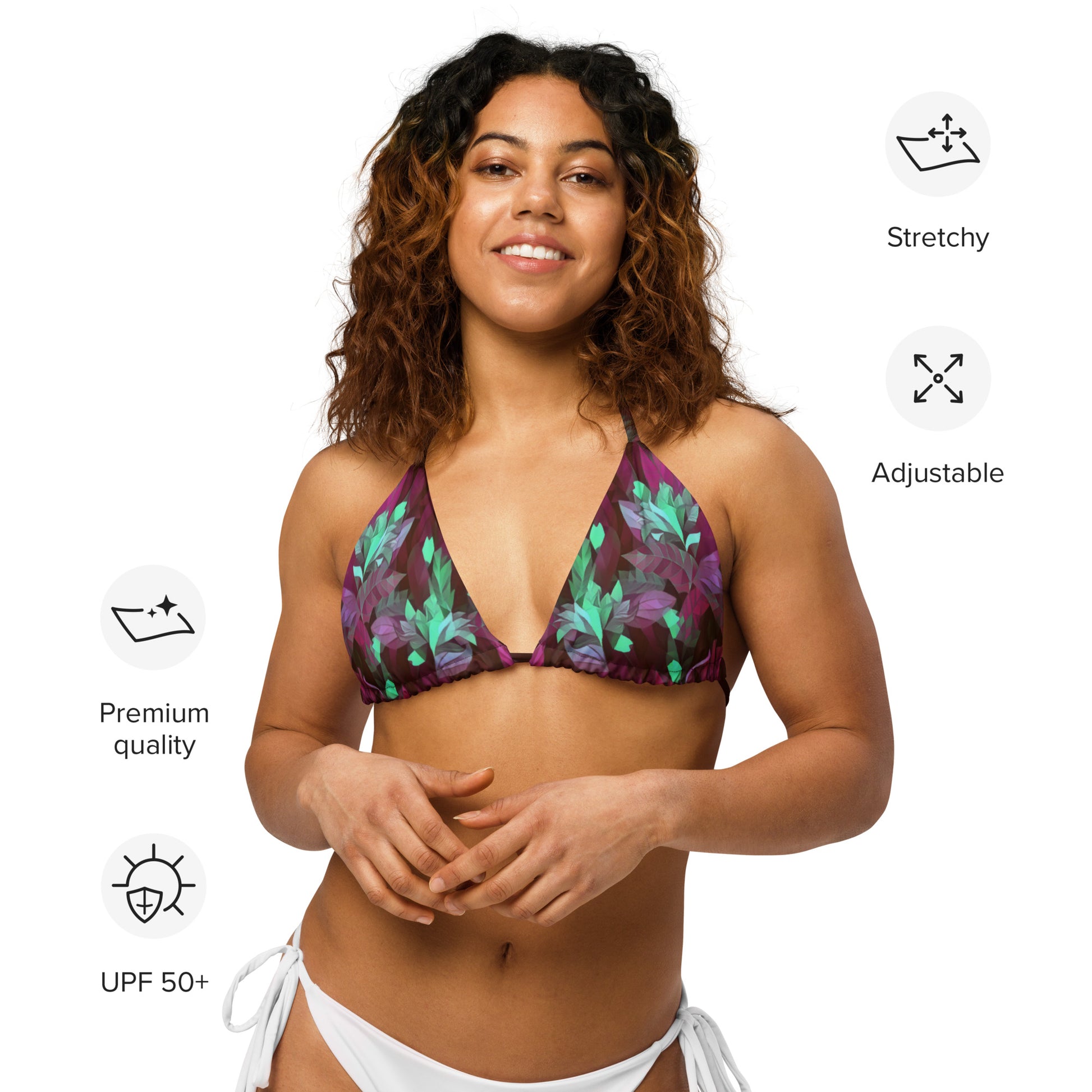 String Bikini Top | Iris Illusion by aisoi Swimwear & Beachwear