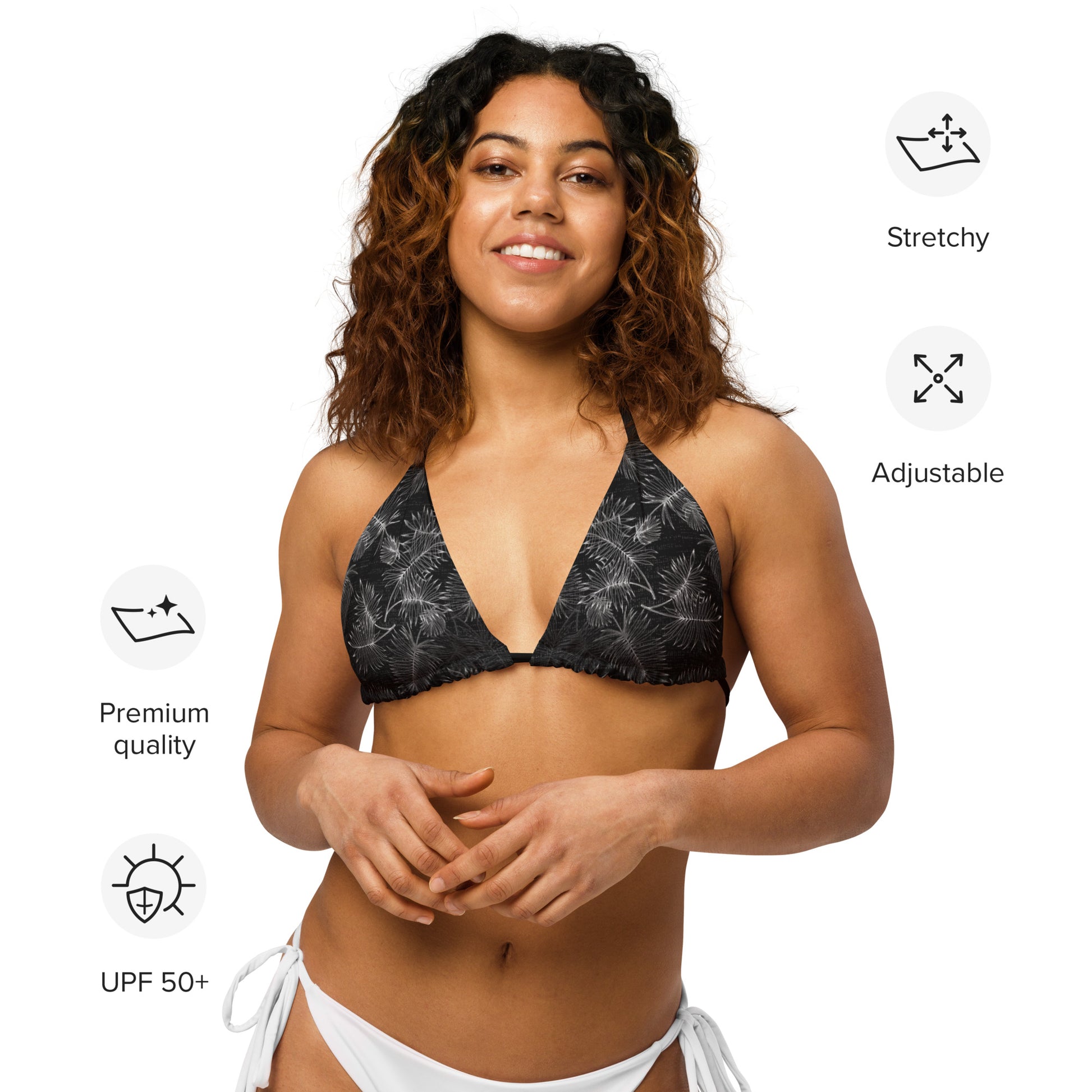 String Bikini Top | Feathered Elegance by aisoi Swimwear & Beachwear
