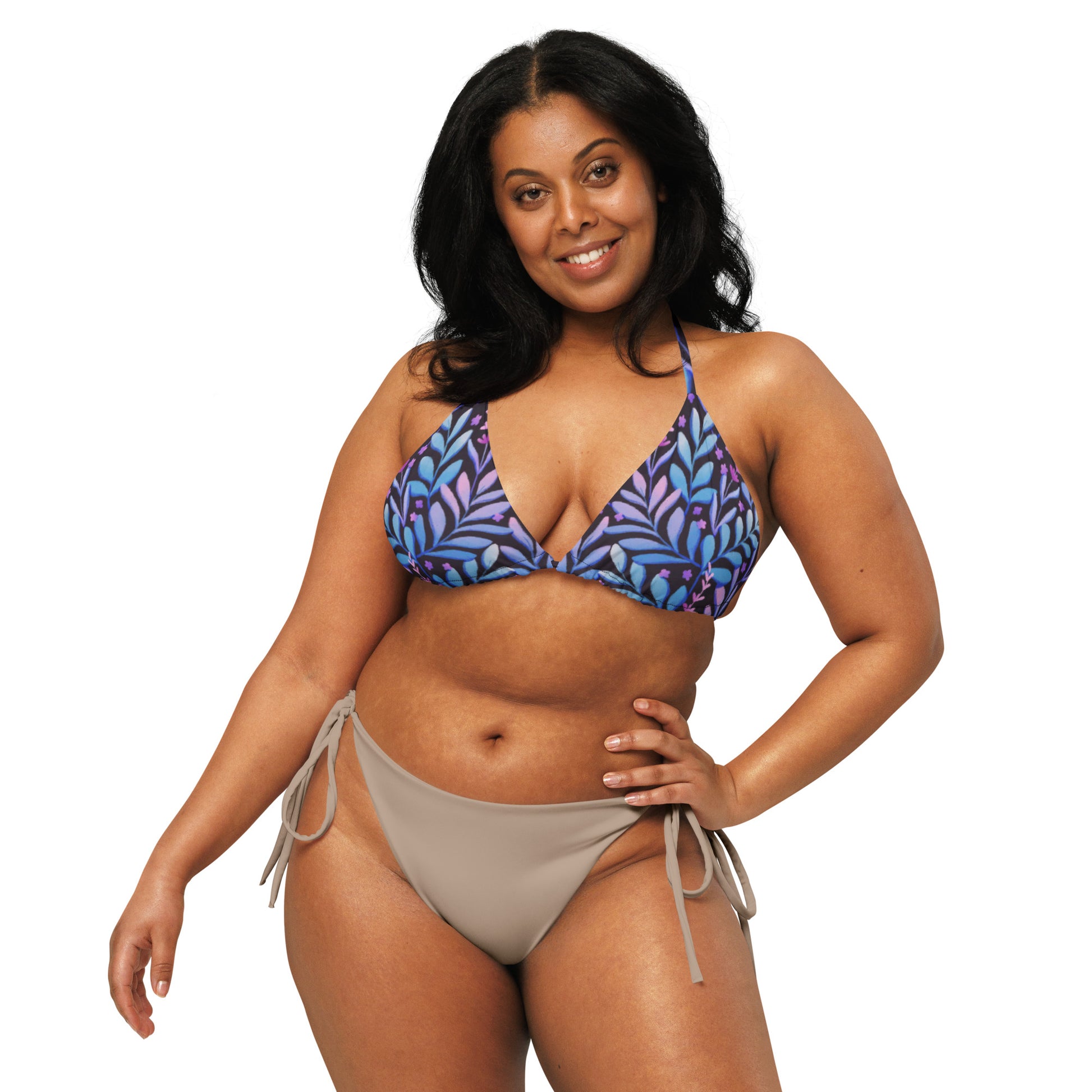 String Bikini Top | Violet Verdure by aisoi Swimwear & Beachwear