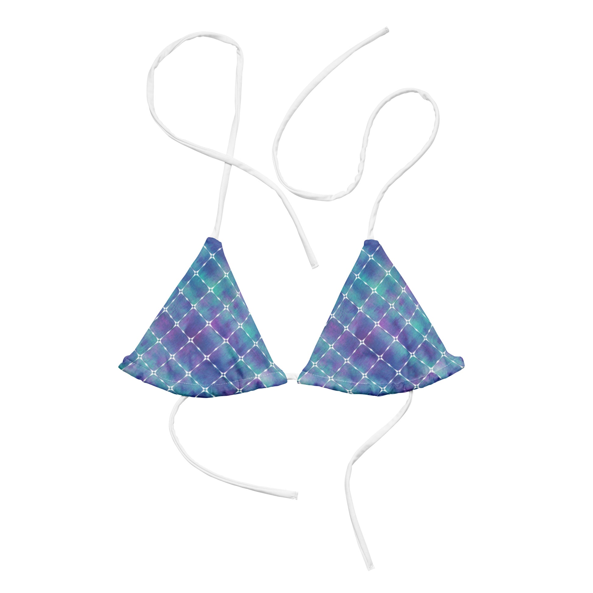 String Bikini Top | Tiled Elegance by aisoi Swimwear & Beachwear