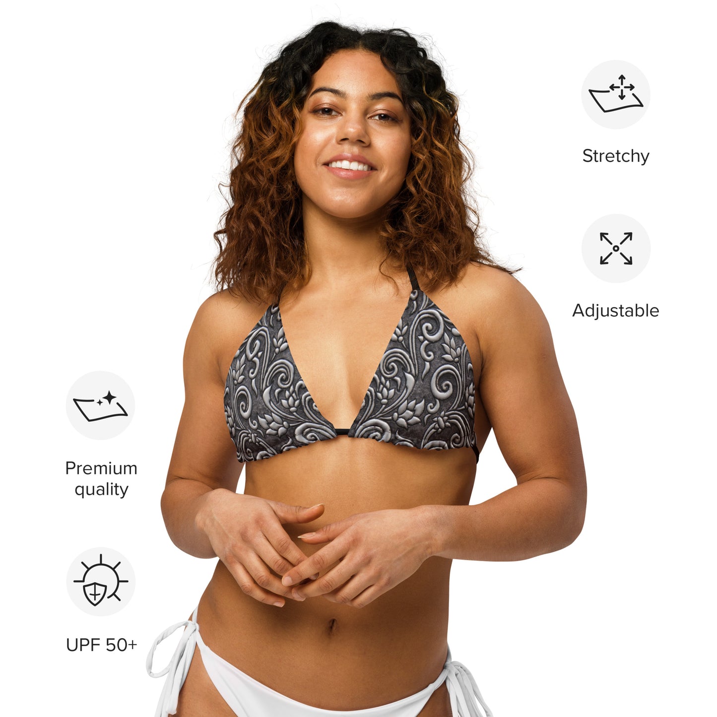 String Bikini Top | Temple Echoes by aisoi Swimwear & Beachwear