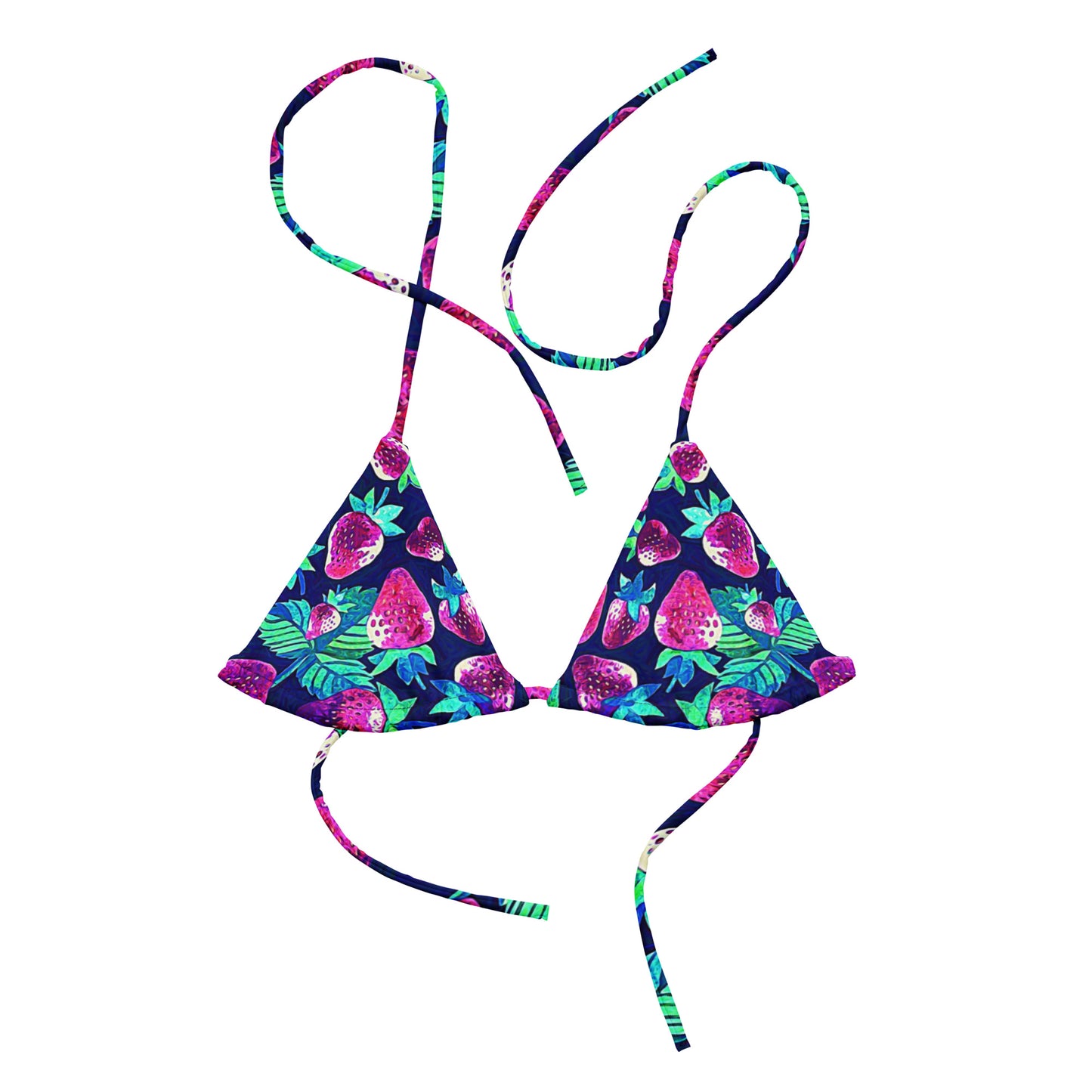 String Bikini Top | Strawberry Sparkle by aisoi Swimwear & Beachwear