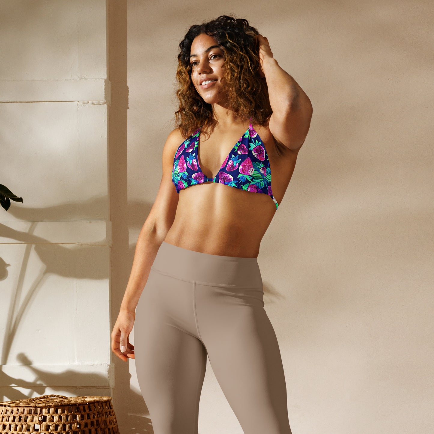 String Bikini Top | Strawberry Sparkle by aisoi Swimwear & Beachwear