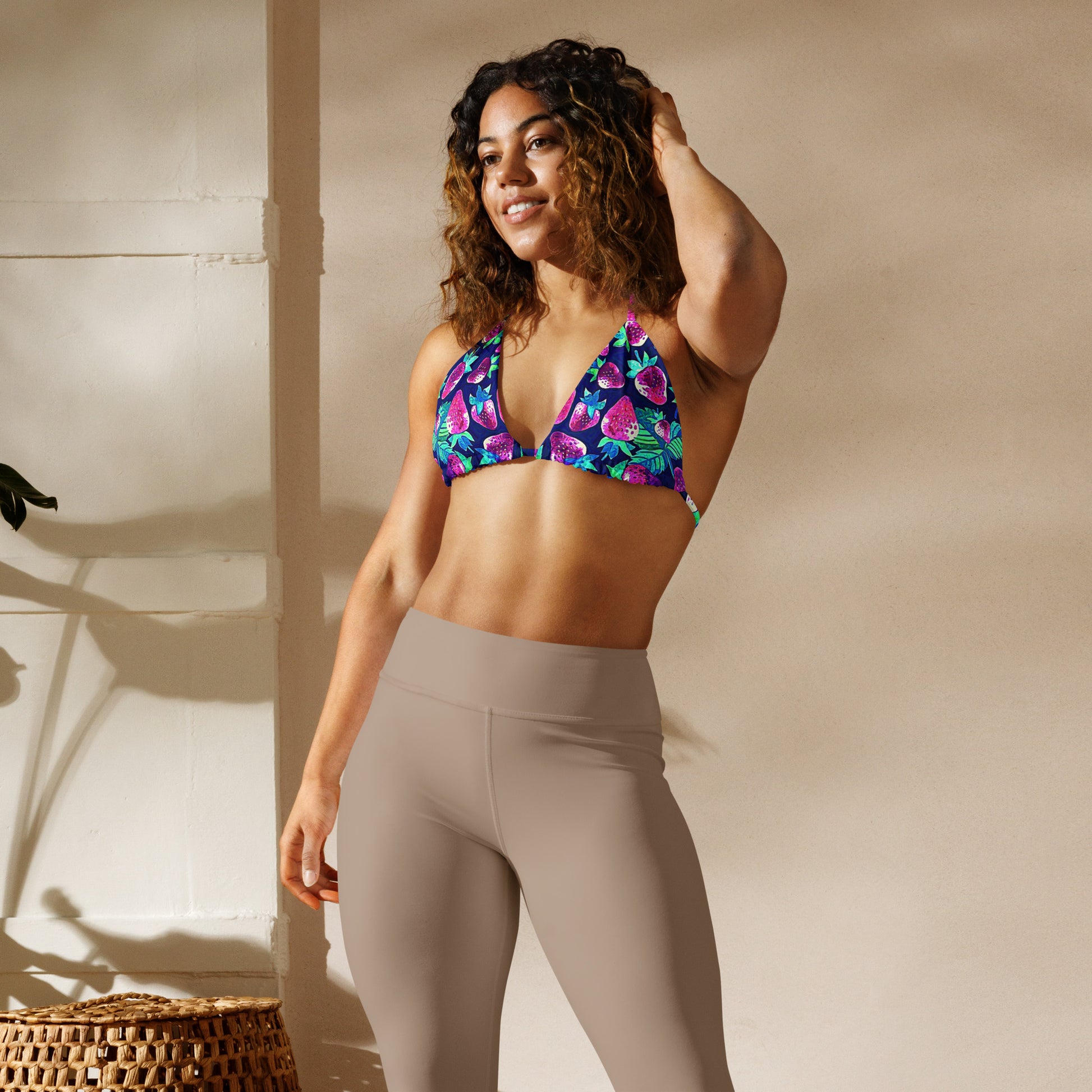 String Bikini Top | Strawberry Sparkle by aisoi Swimwear & Beachwear