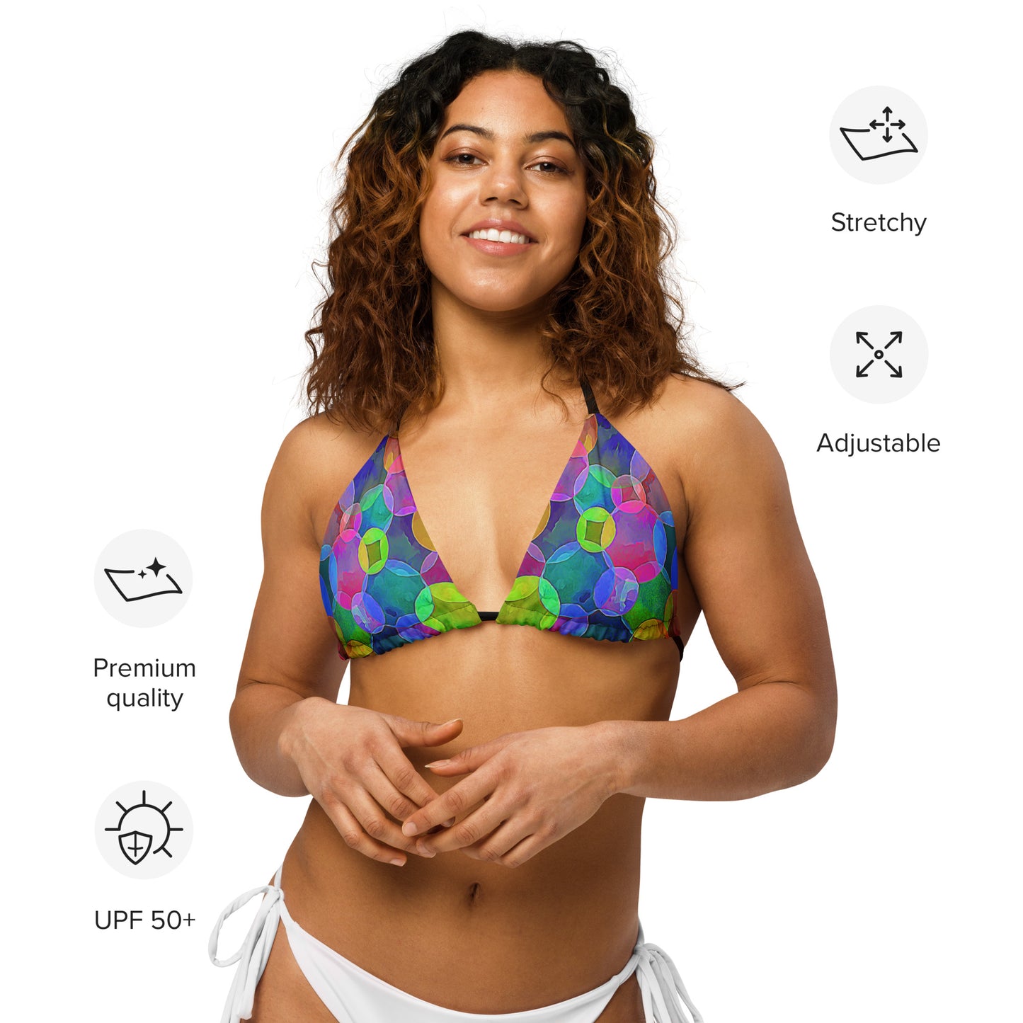 String Bikini Top | Bubble Bloom by aisoi Swimwear & Beachwear