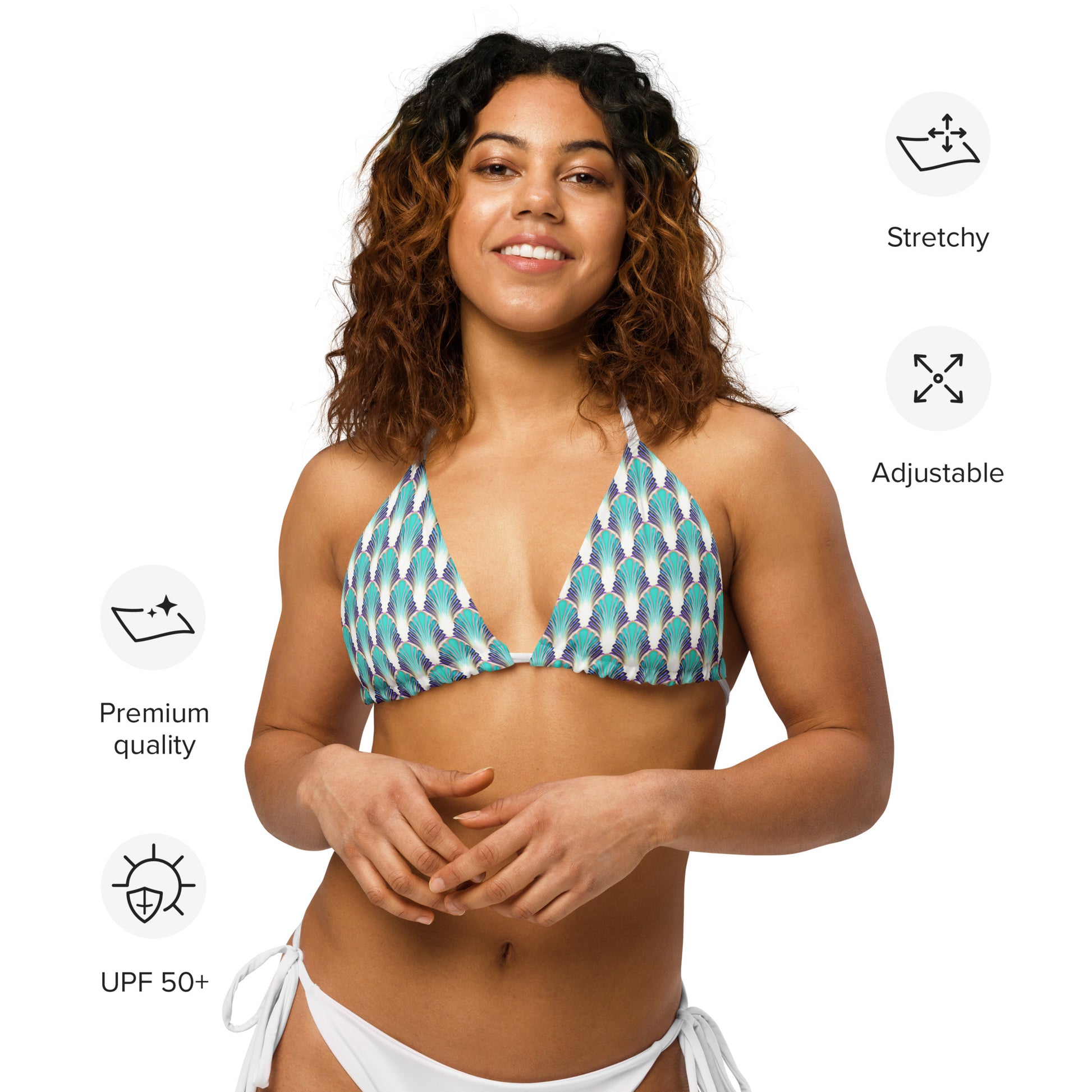 String Bikini Top | Lattice Elegance by aisoi Swimwear & Beachwear