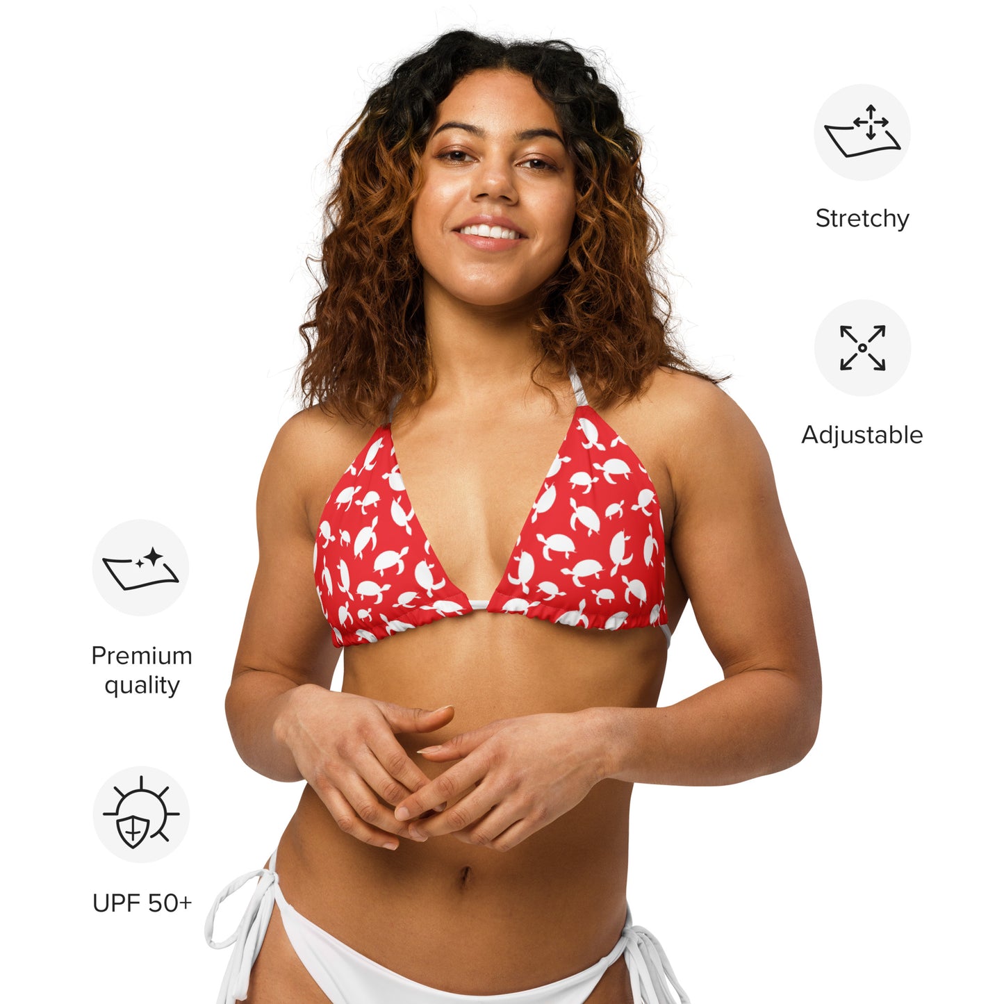 String Bikini Top | Turtle Tranquillity by aisoi Swimwear & Beachwear