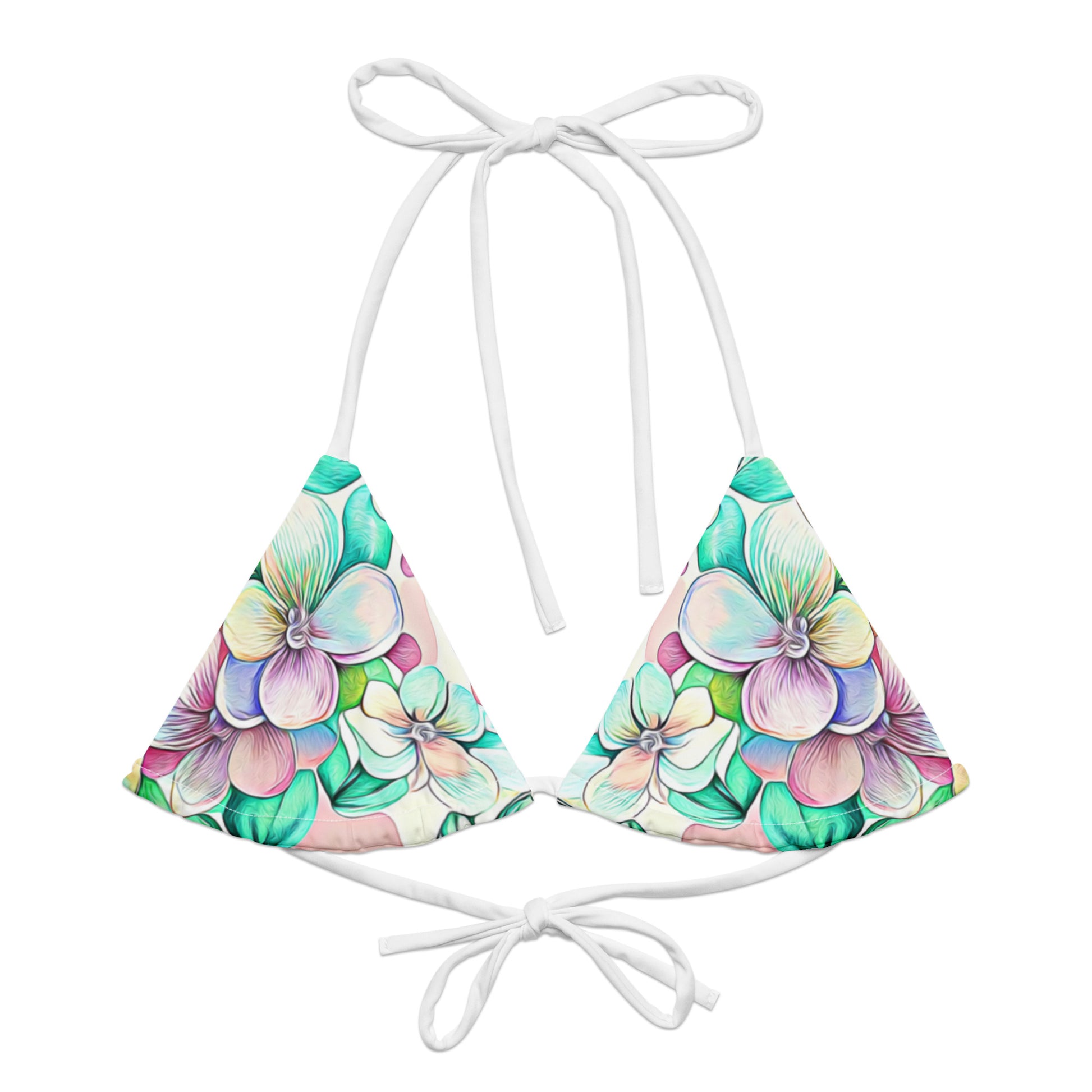 String Bikini Top | Blossom Boulevard by aisoi Swimwear & Beachwear