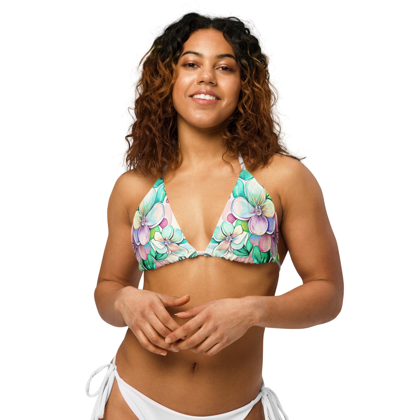 String Bikini Top | Blossom Boulevard by aisoi Swimwear & Beachwear