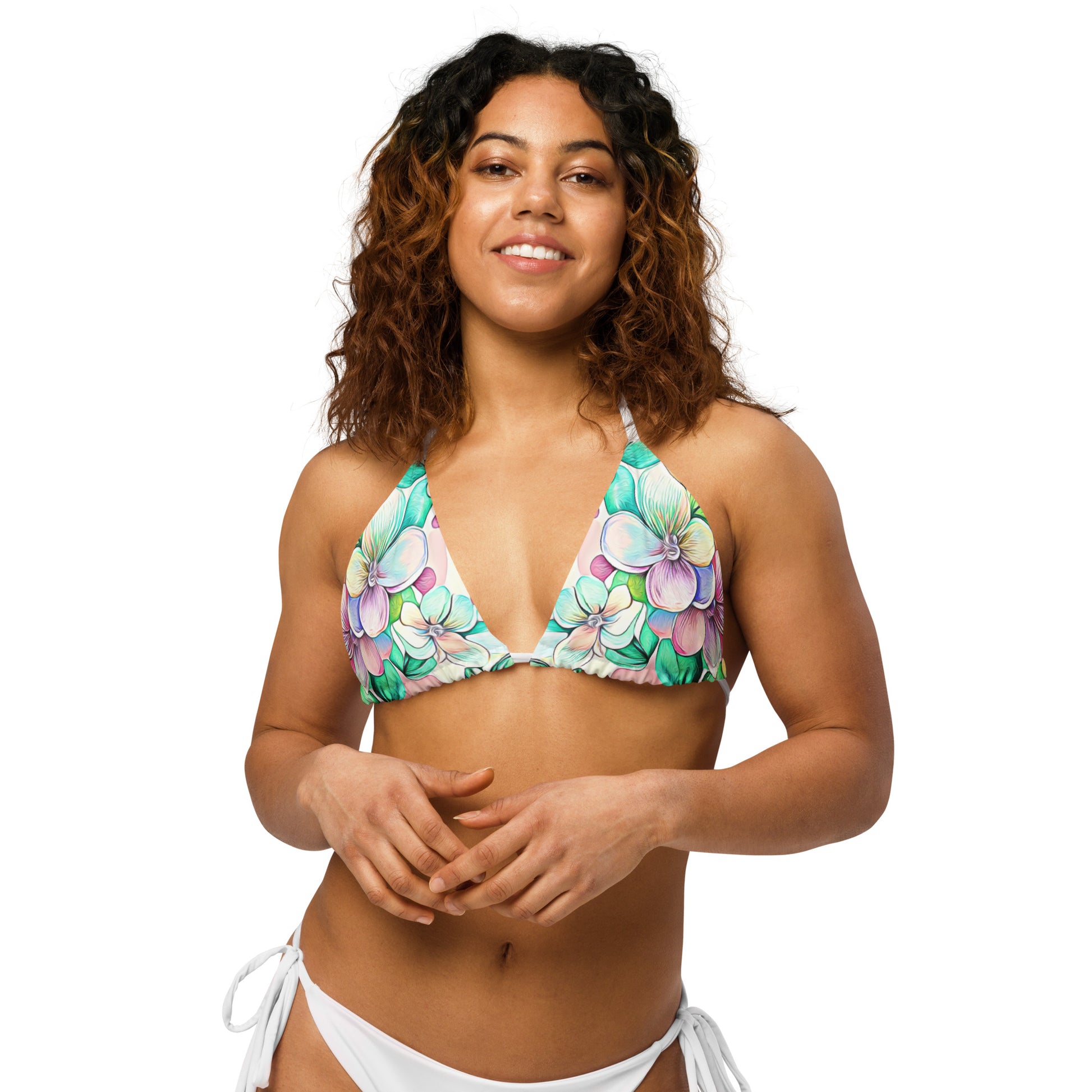 String Bikini Top | Blossom Boulevard by aisoi Swimwear & Beachwear