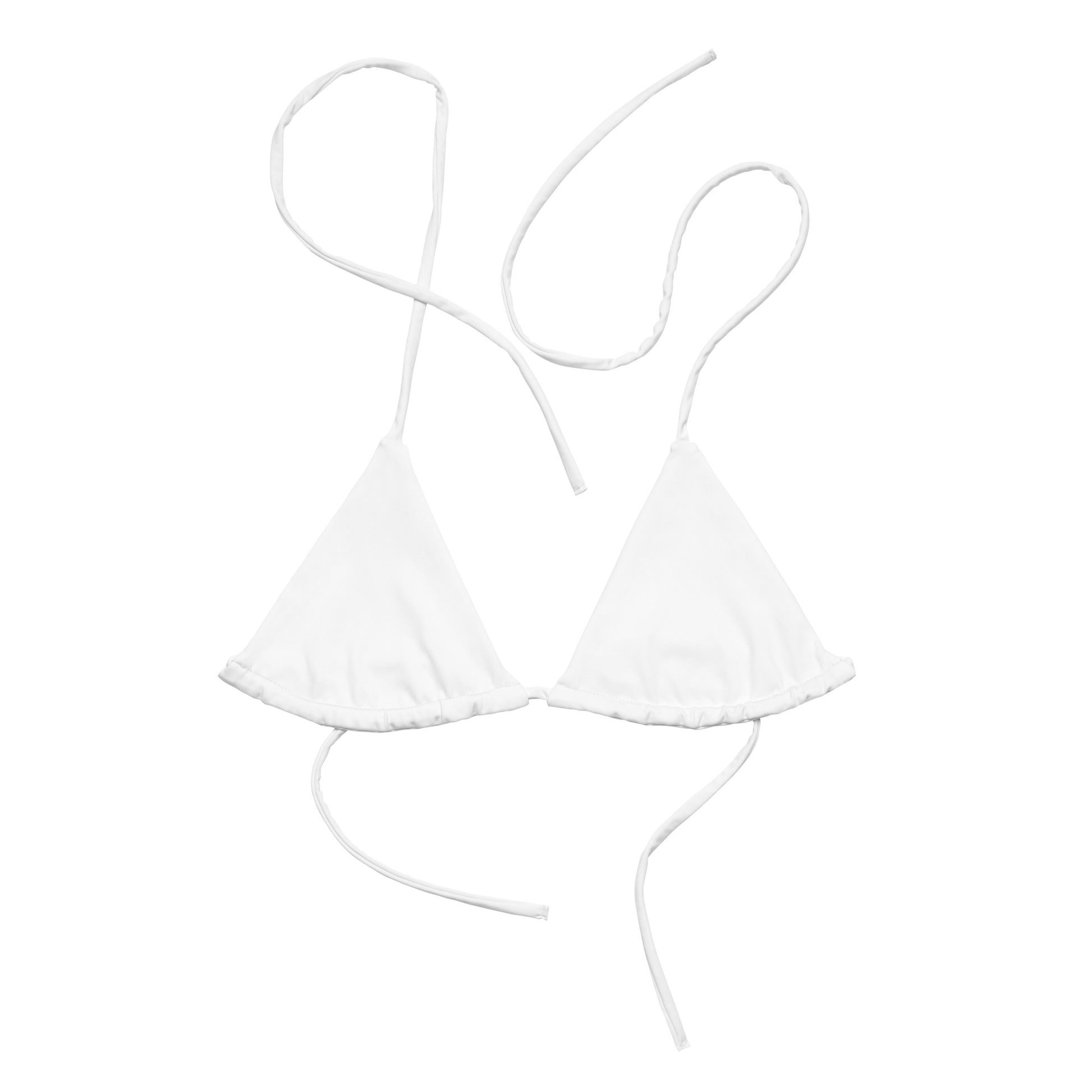 String Bikini Top | White Whisper by aisoi Swimwear & Beachwear