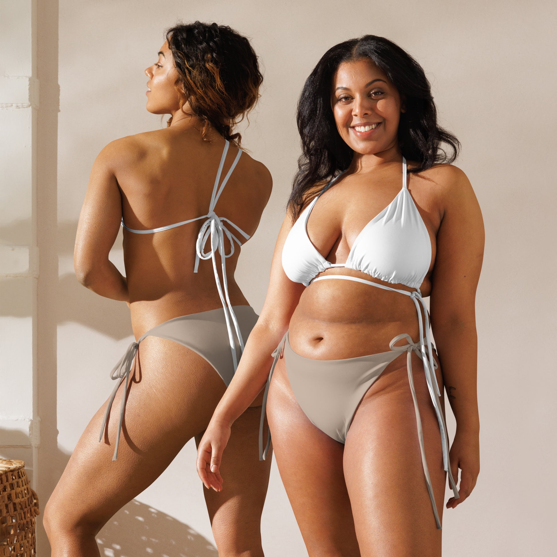 String Bikini Top | White Whisper by aisoi Swimwear & Beachwear