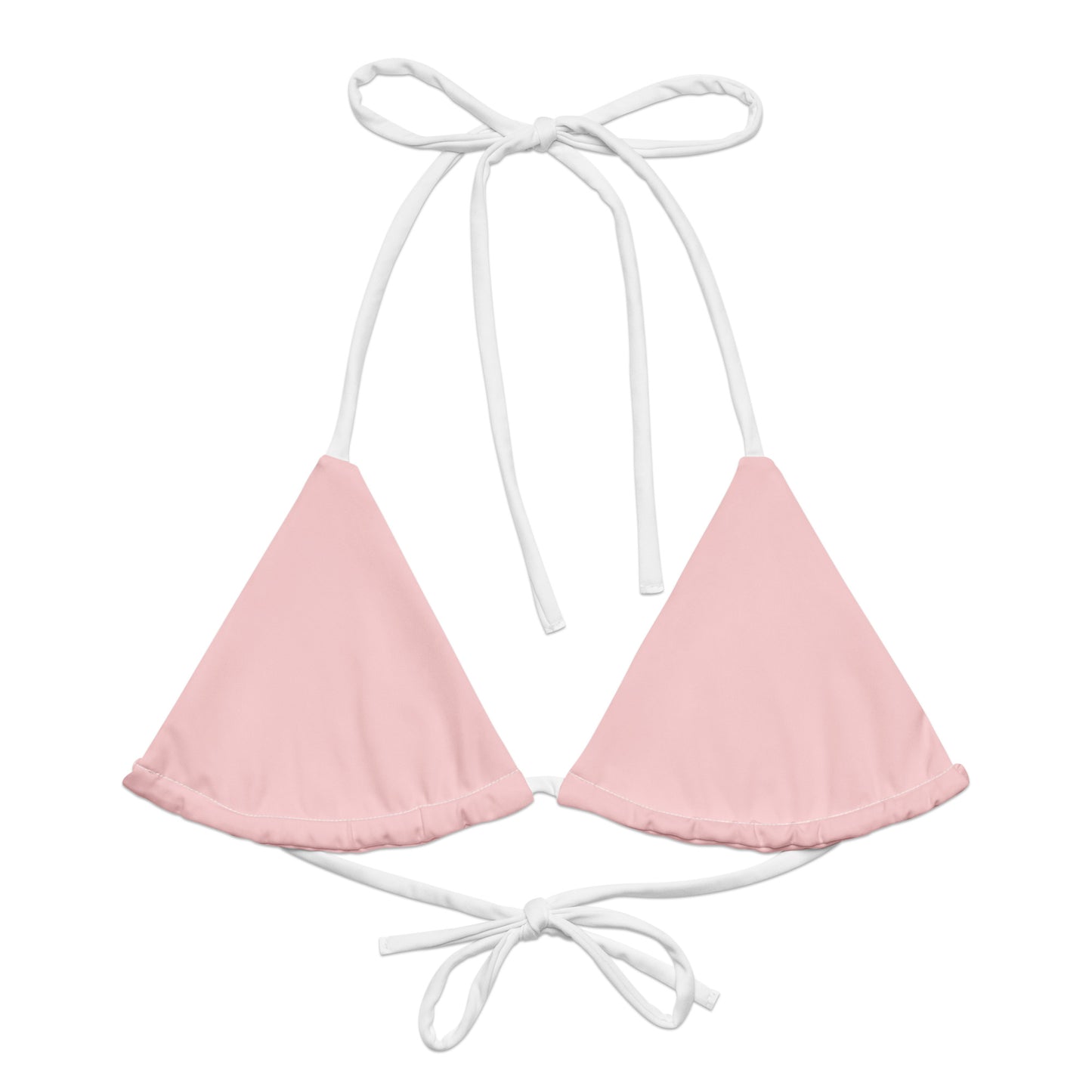 String Bikini Top | Pastel Salmon by aisoi Swimwear & Beachwear