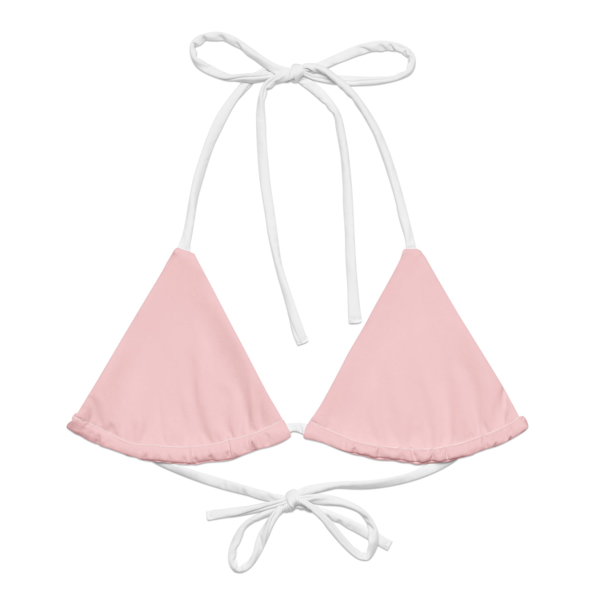 String Bikini Top | Pastel Salmon by aisoi Swimwear & Beachwear