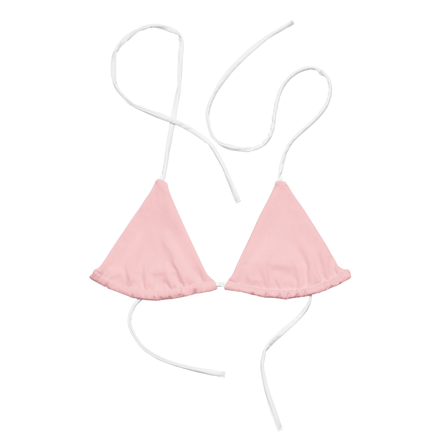 String Bikini Top | Pastel Salmon by aisoi Swimwear & Beachwear