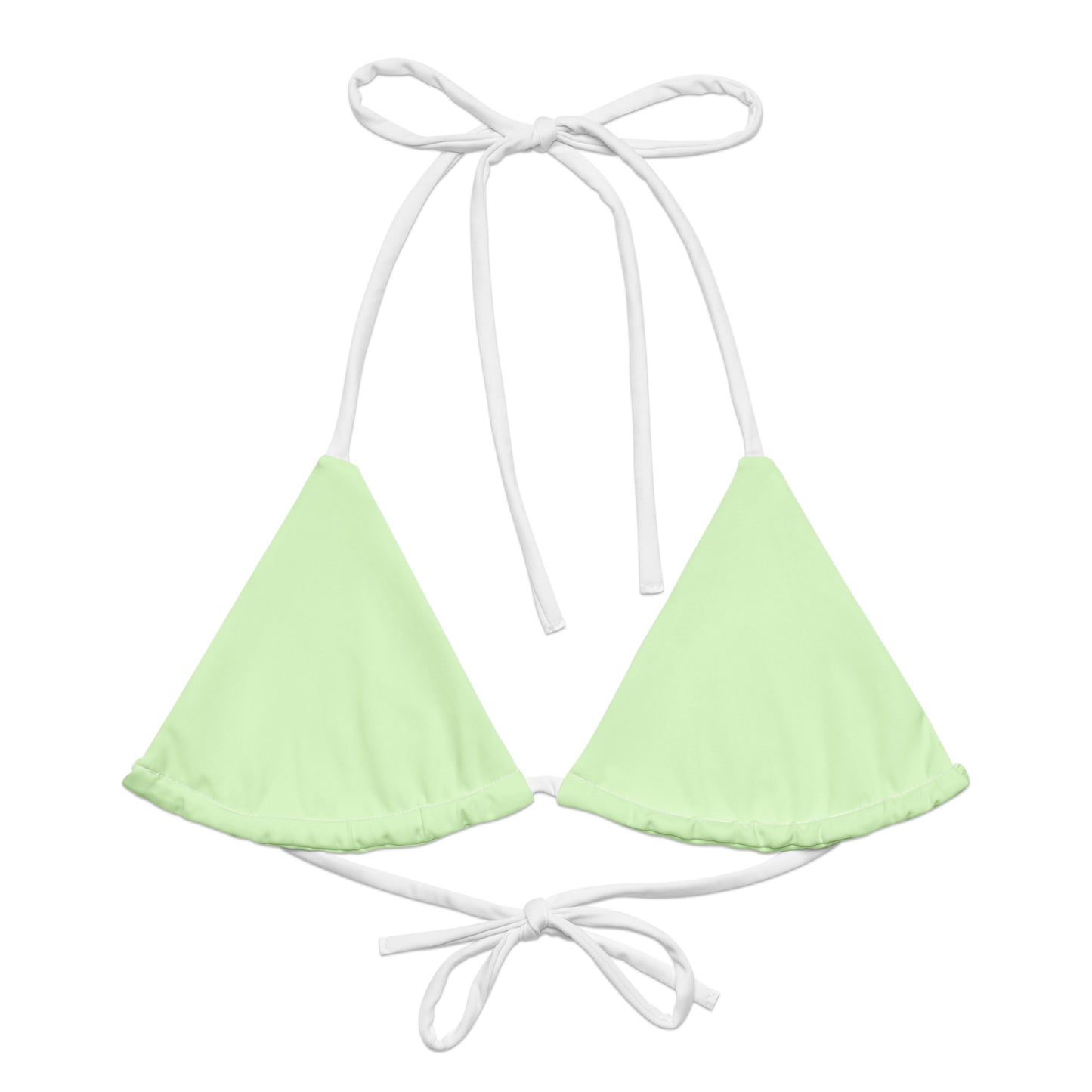 String Bikini Top | Pastel Lime by aisoi Swimwear & Beachwear