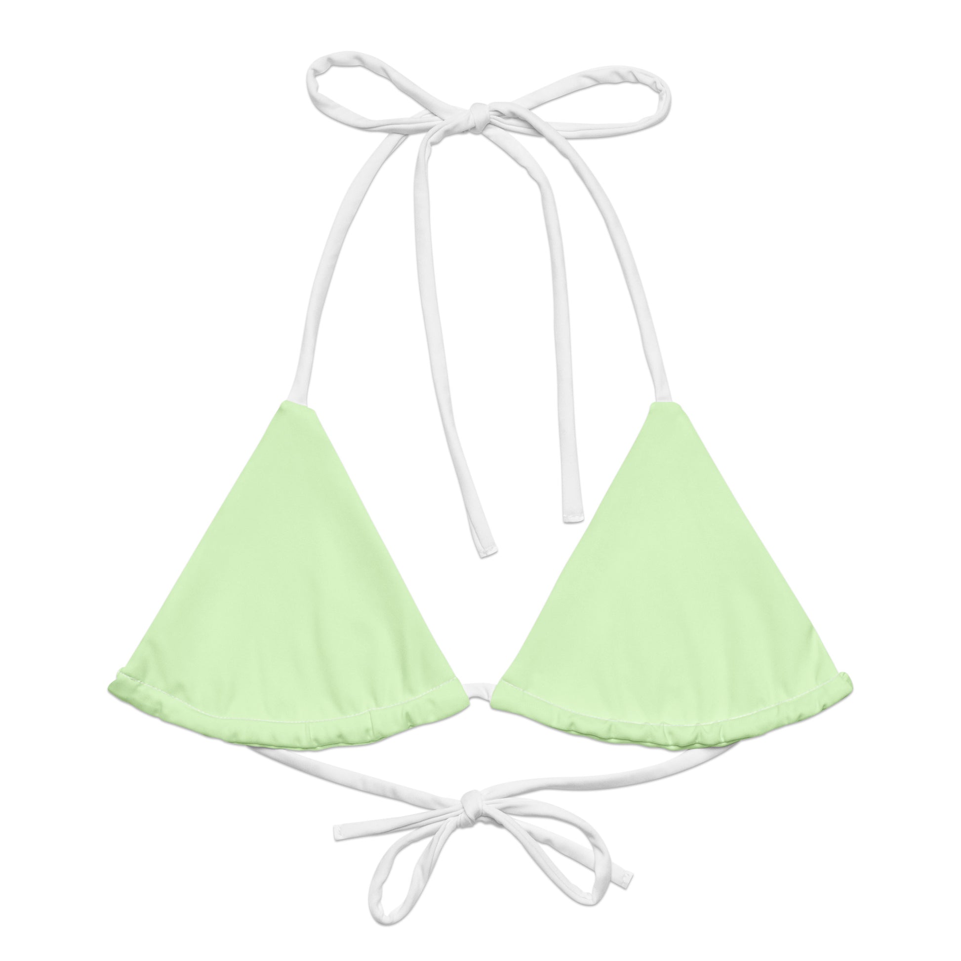 String Bikini Top | Pastel Lime by aisoi Swimwear & Beachwear