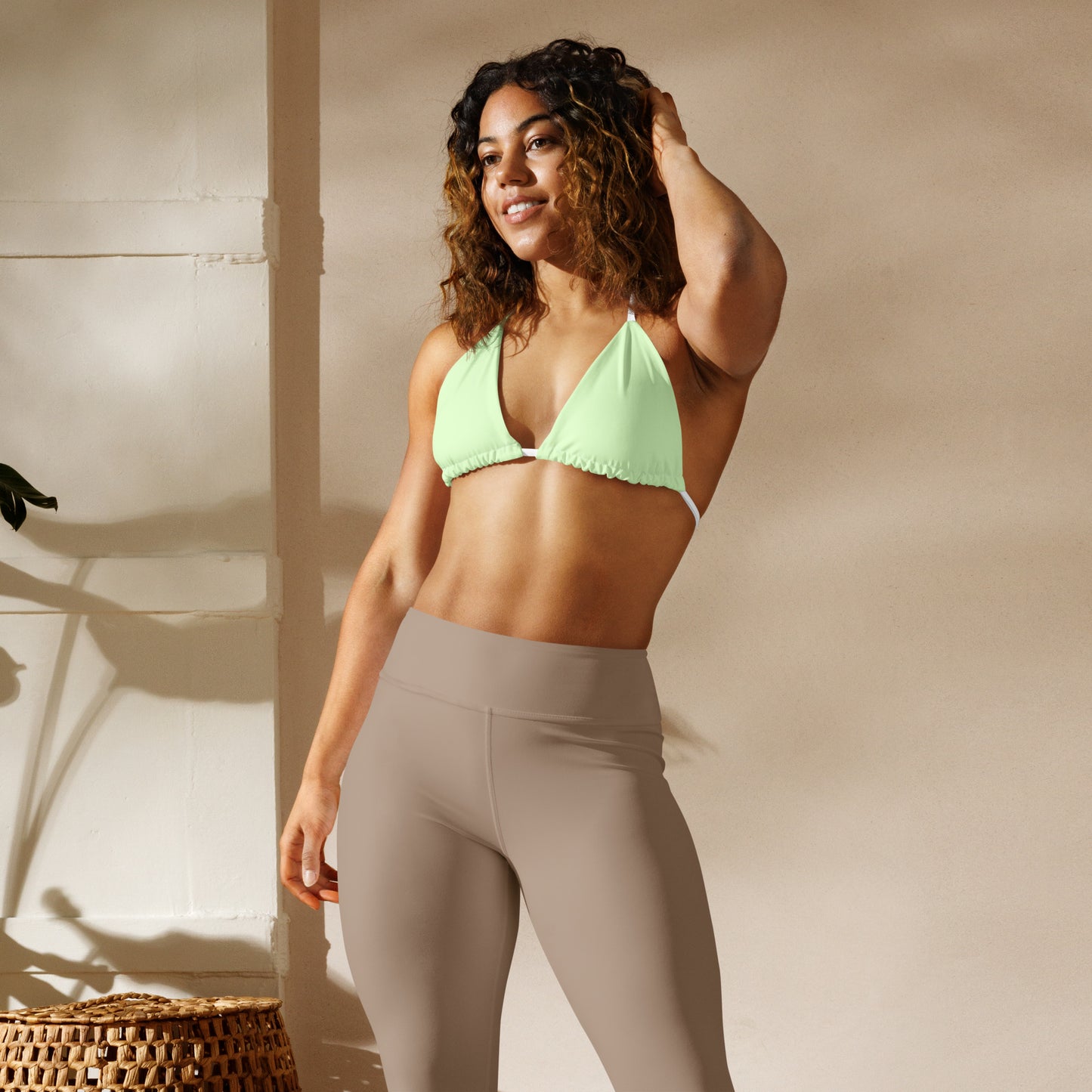 String Bikini Top | Pastel Lime by aisoi Swimwear & Beachwear