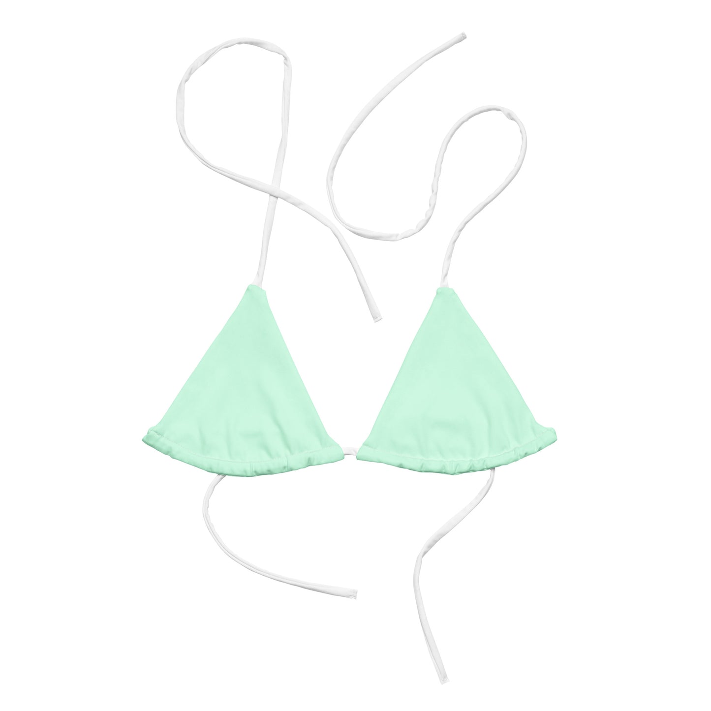 String Bikini Top | Pastel Mint by aisoi Swimwear & Beachwear