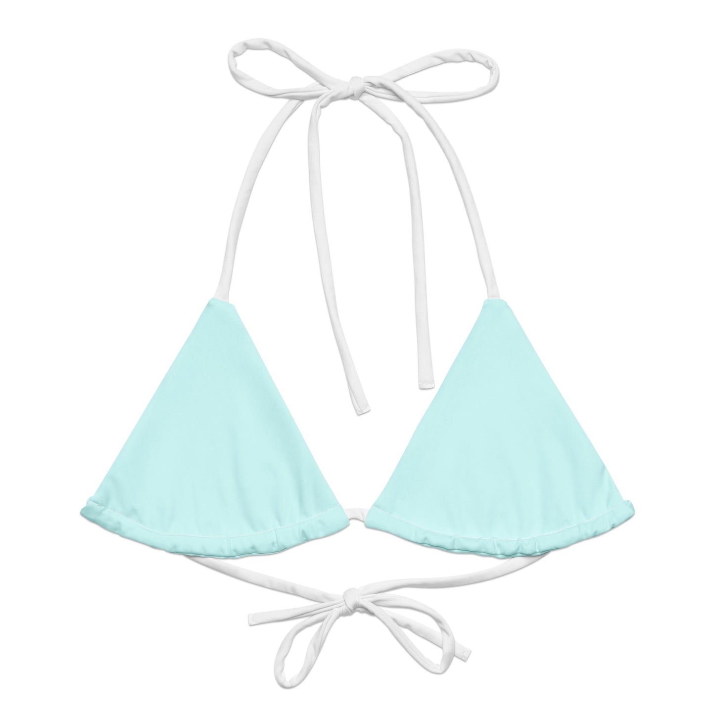 String Bikini Top | Pastel Aqua by aisoi Swimwear & Beachwear