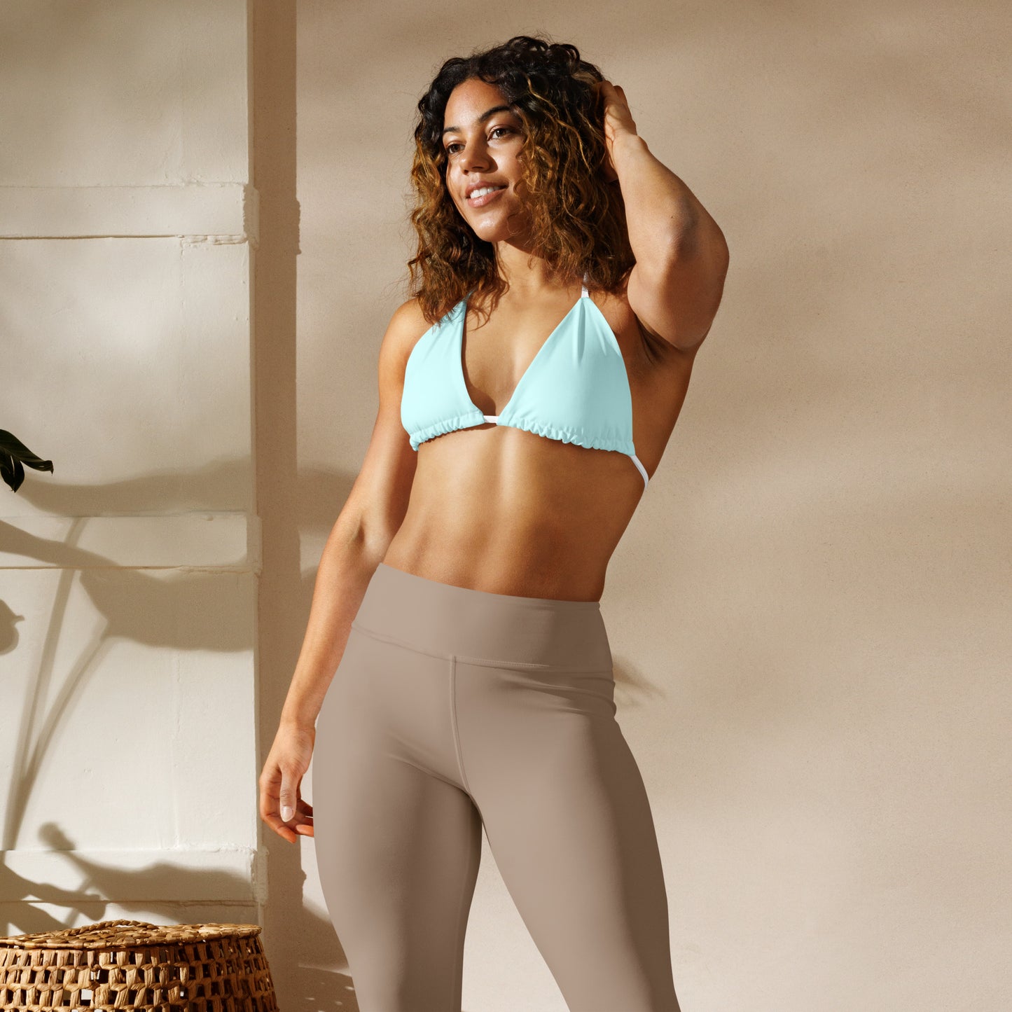 String Bikini Top | Pastel Aqua by aisoi Swimwear & Beachwear