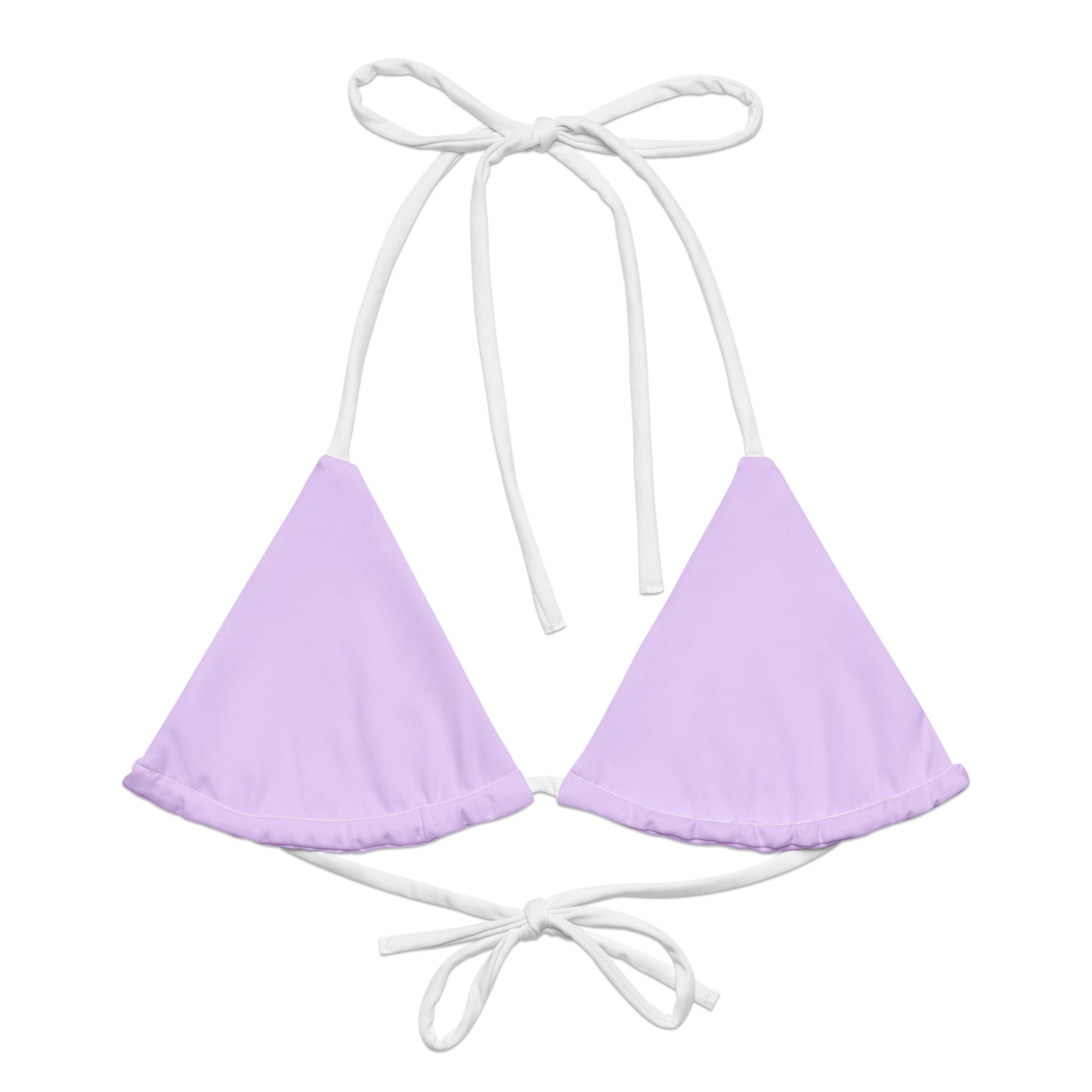 String Bikini Top | Pastel Lilac by aisoi Swimwear & Beachwear
