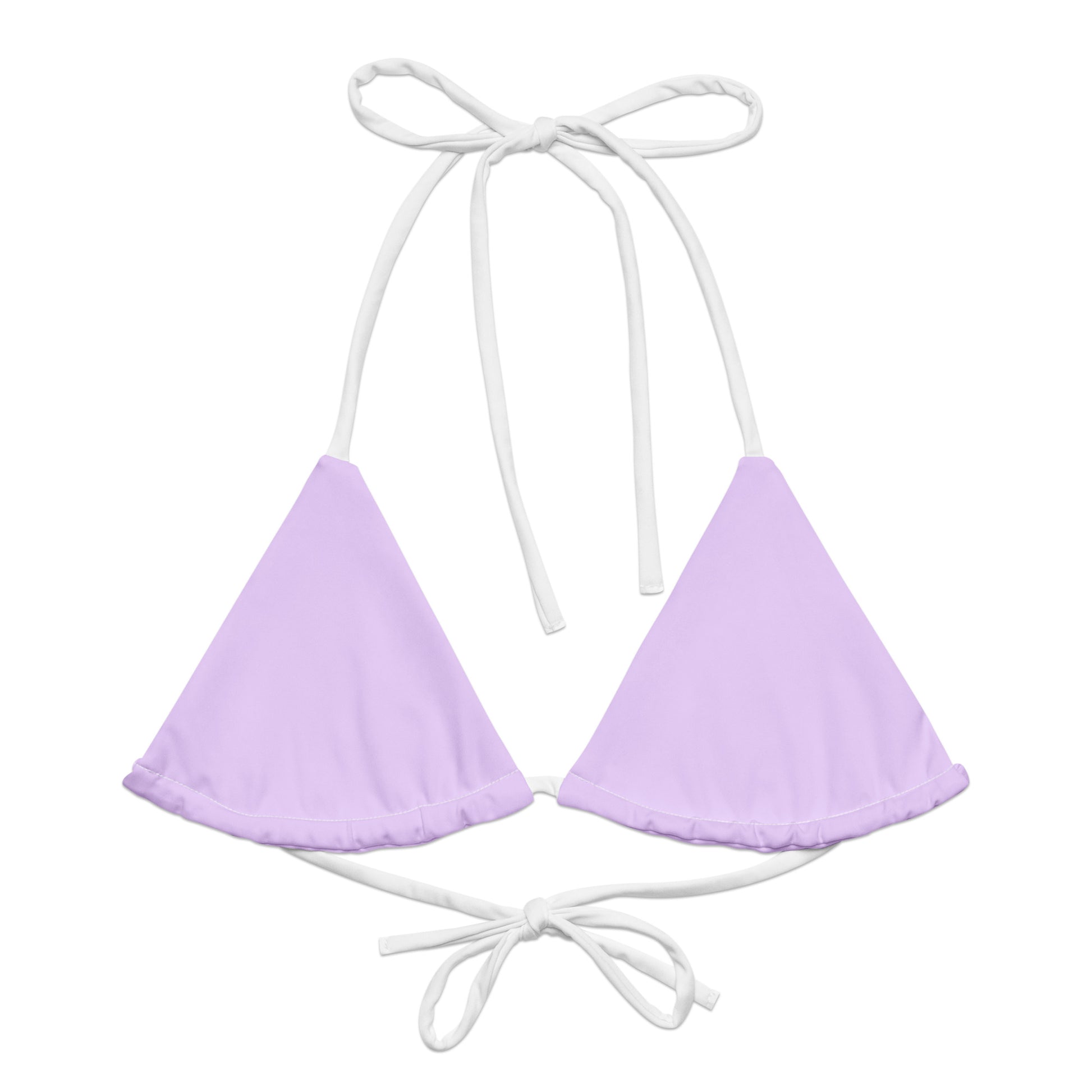 String Bikini Top | Pastel Lilac by aisoi Swimwear & Beachwear