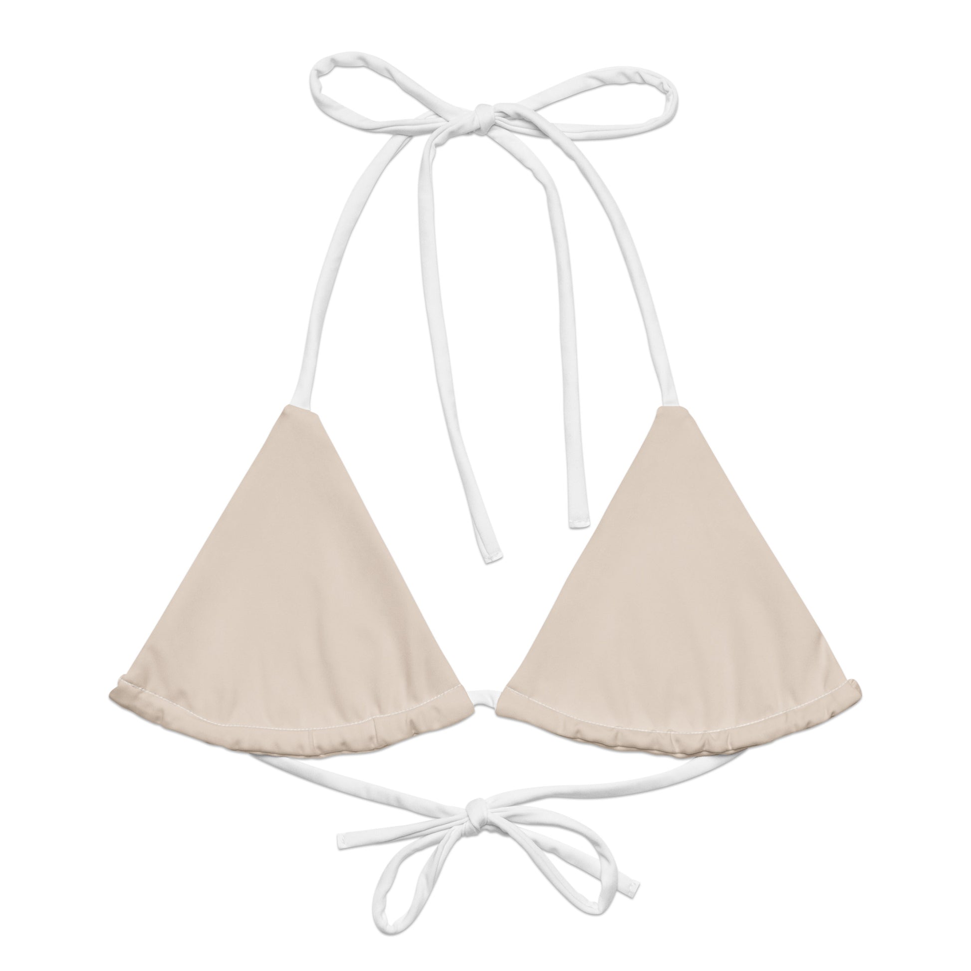 String Bikini Top | Pastel Sand by aisoi Swimwear & Beachwear