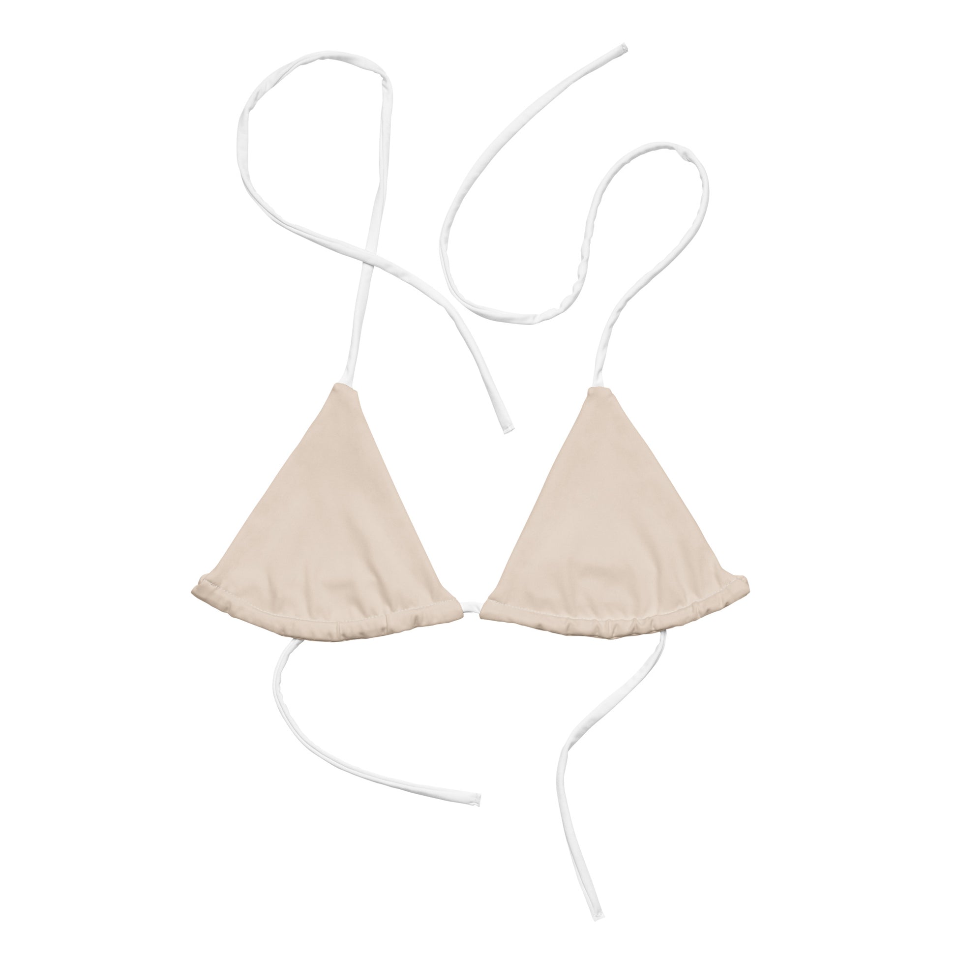 String Bikini Top | Pastel Sand by aisoi Swimwear & Beachwear