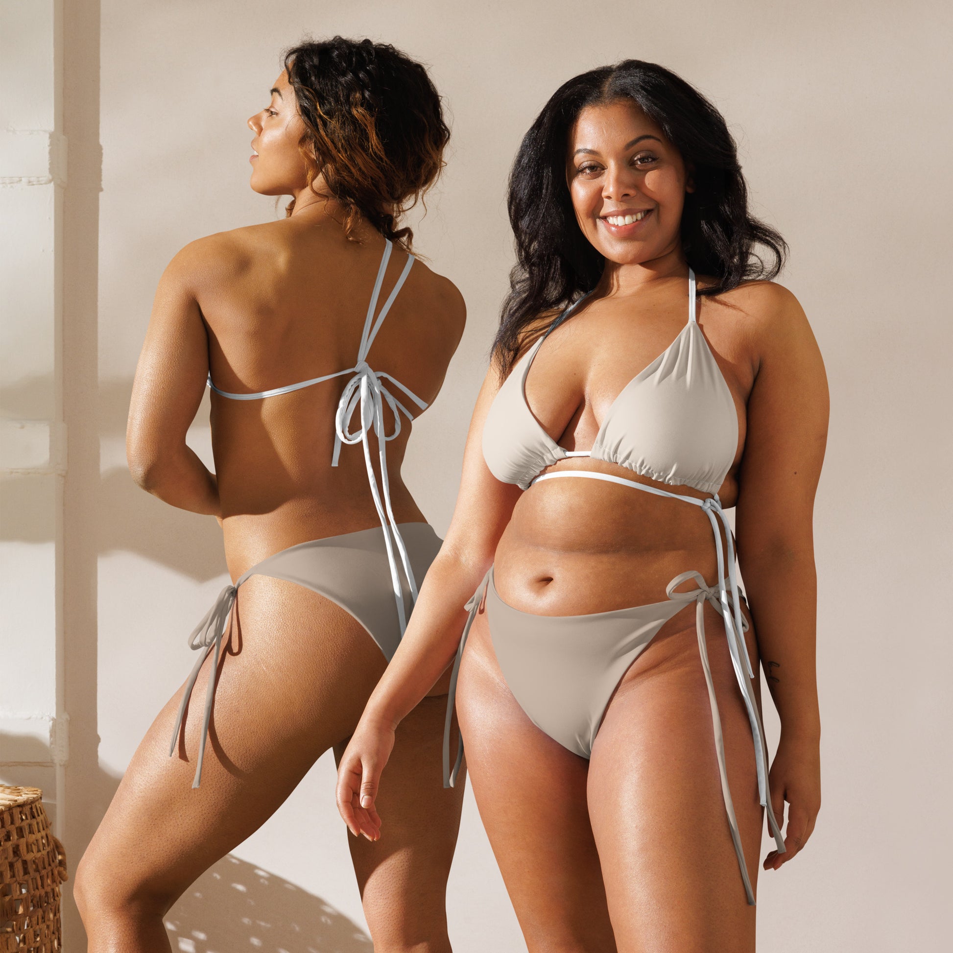 String Bikini Top | Pastel Sand by aisoi Swimwear & Beachwear