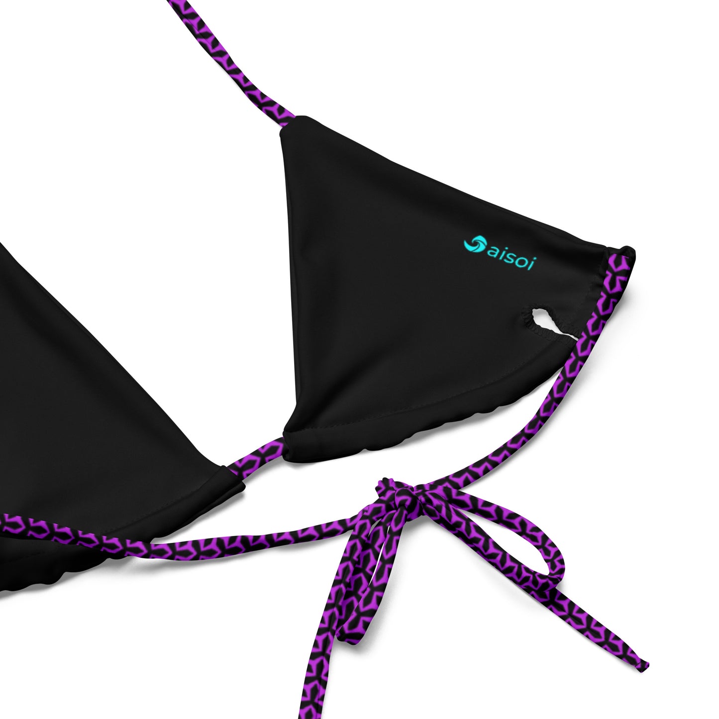 Women's String Bikini Top |  Propeller Magenta