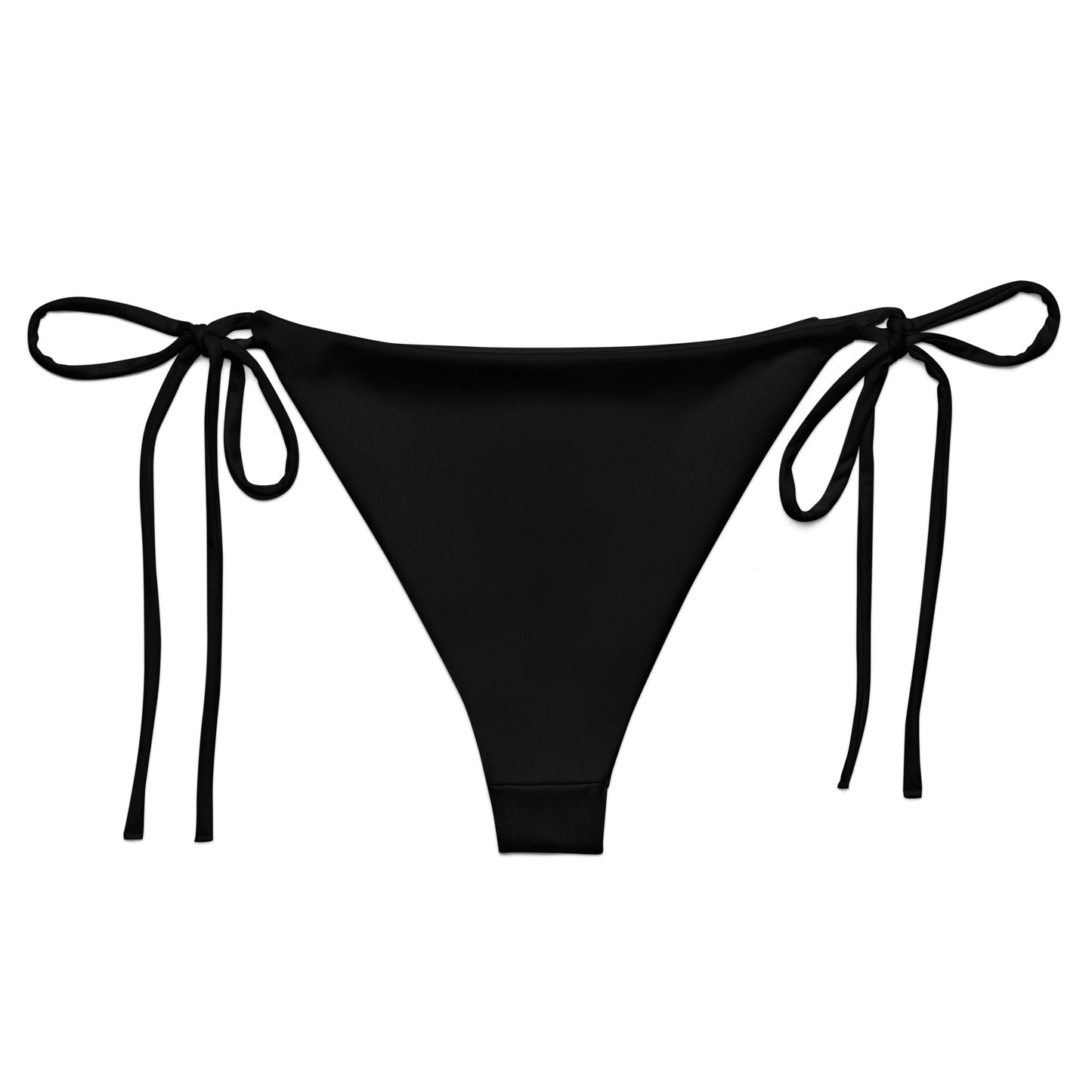 Women's String Bikini Bottom | True Black