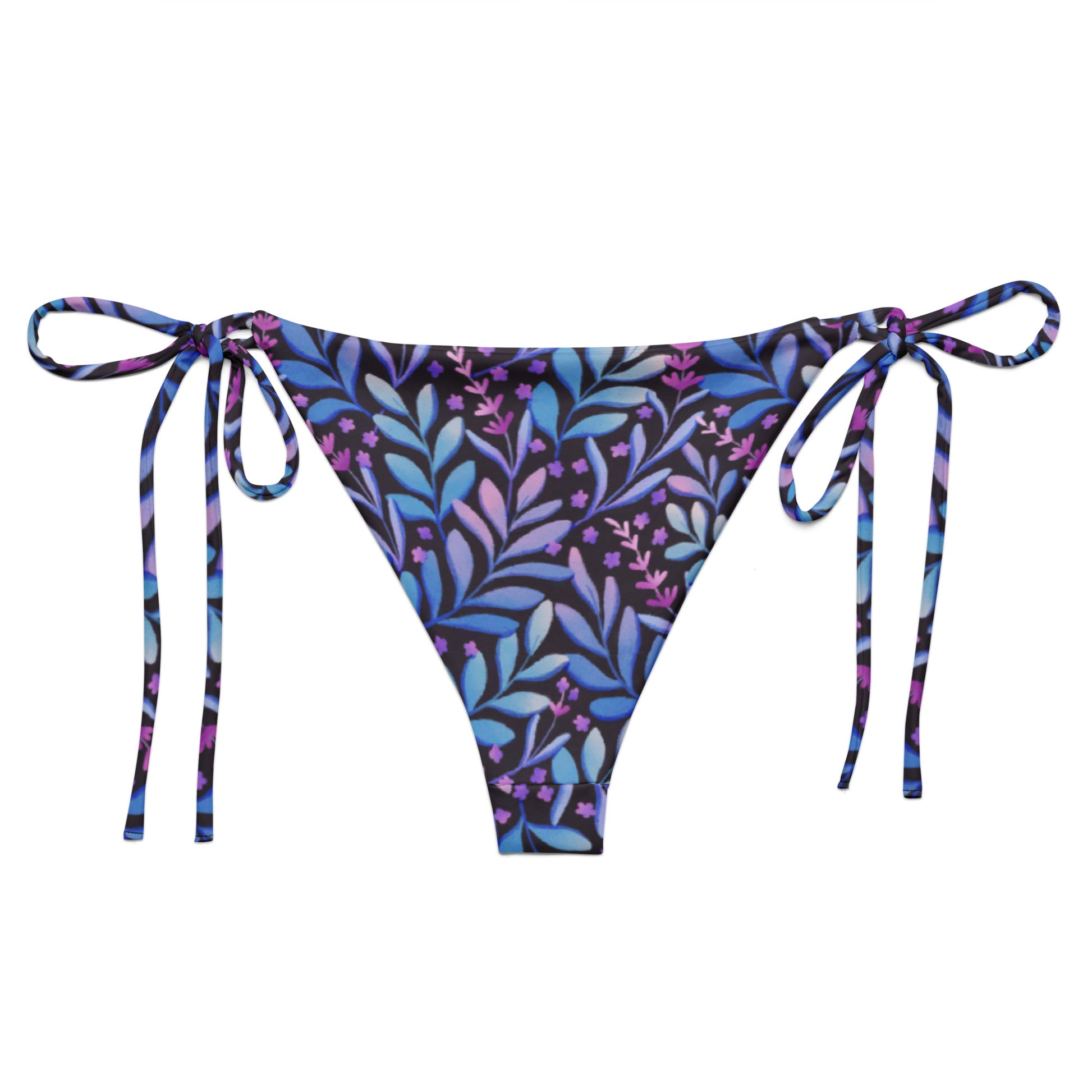 String Bikini Bottom | Violet Verdure by aisoi Swimwear & Beachwear