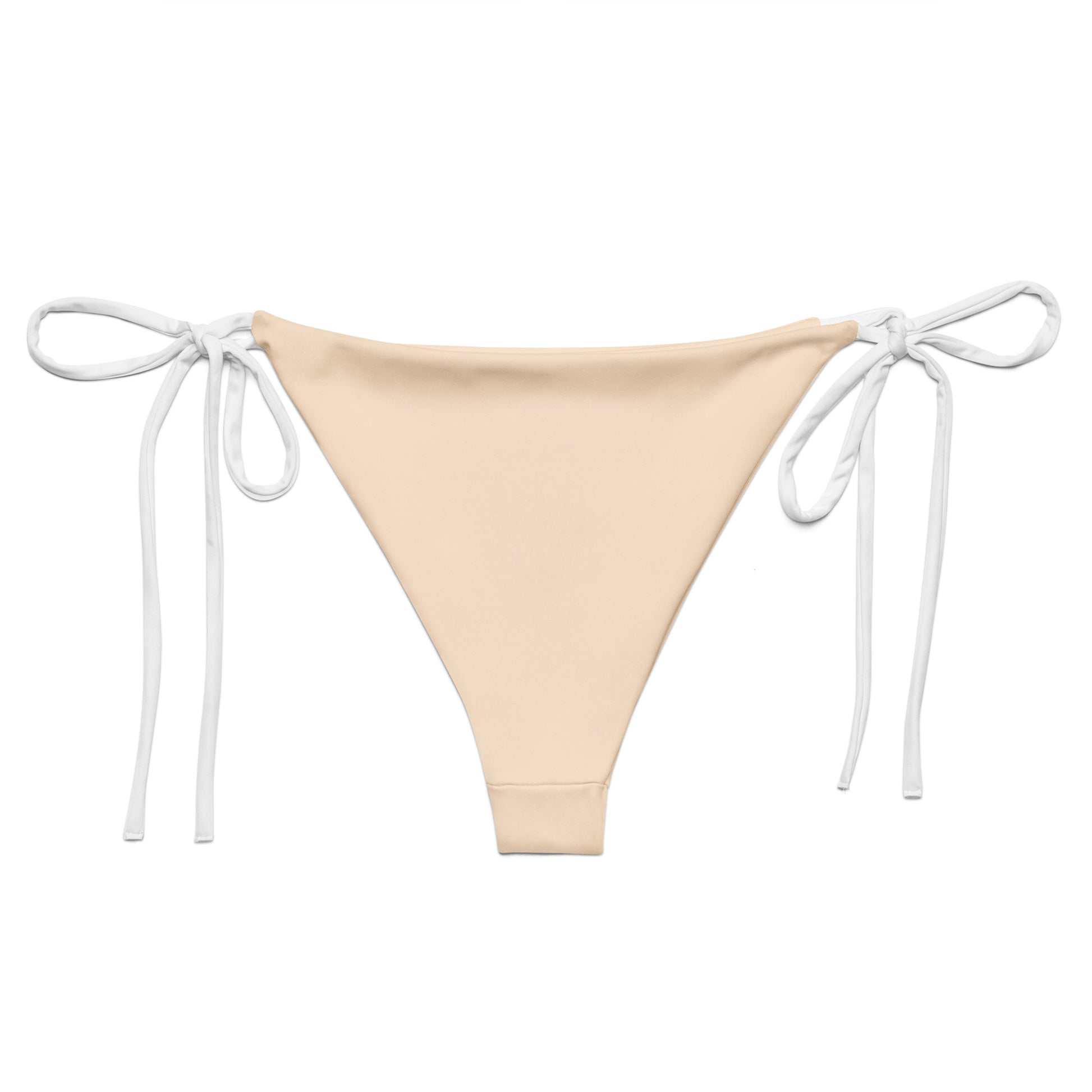 String Bikini Bottom | Pastel Peach by aisoi Swimwear & Beachwear
