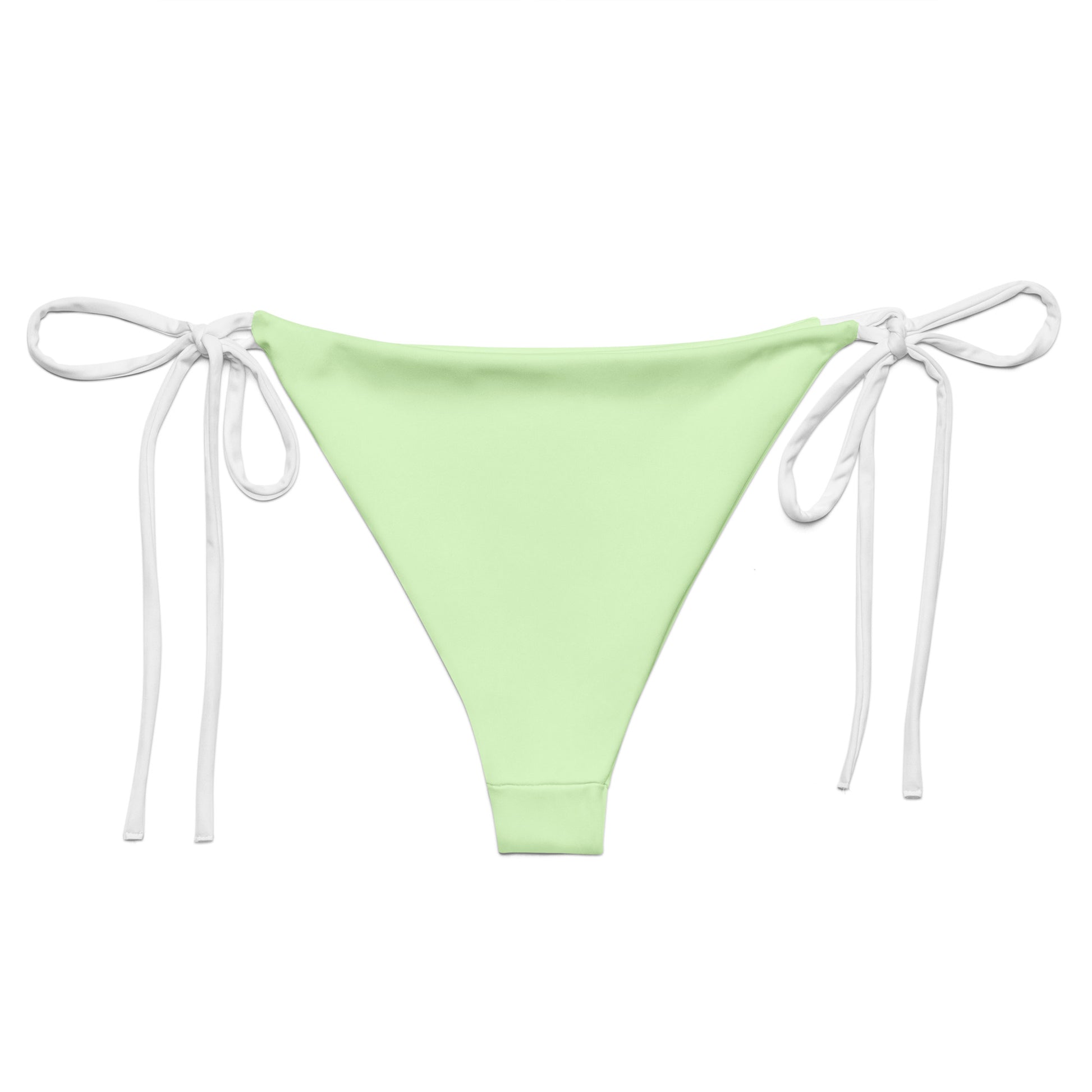 String Bikini Bottom | Pastel Lime by aisoi Swimwear & Beachwear