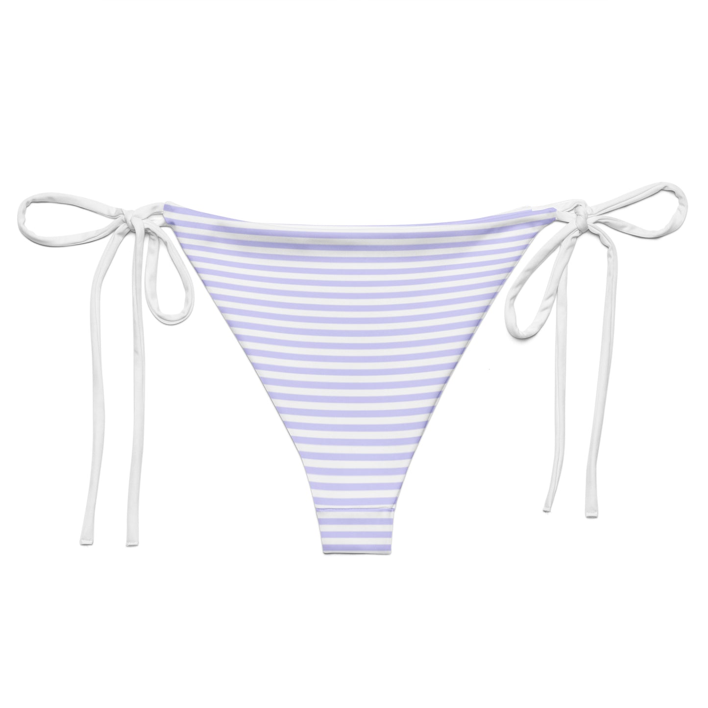 String Bikini Bottom | Pastel Lavender - Stripes by aisoi Swimwear & Beachwear