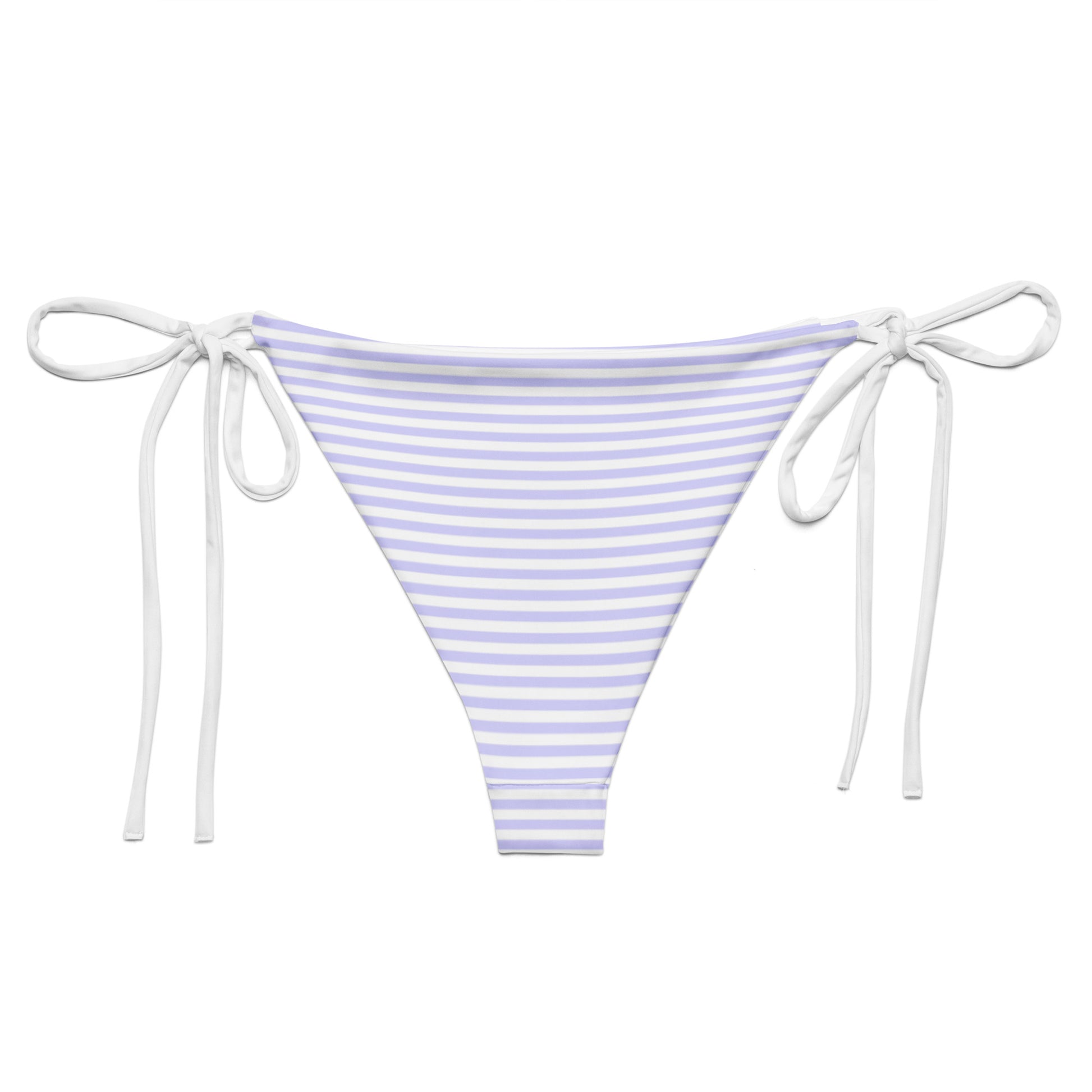 String Bikini Bottom | Pastel Lavender - Stripes by aisoi Swimwear & Beachwear