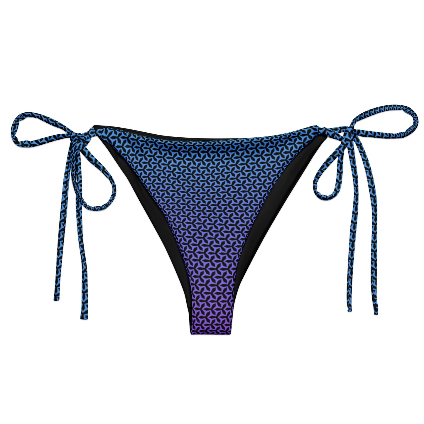 Women's String Bikini Bottom | Propeller Blue