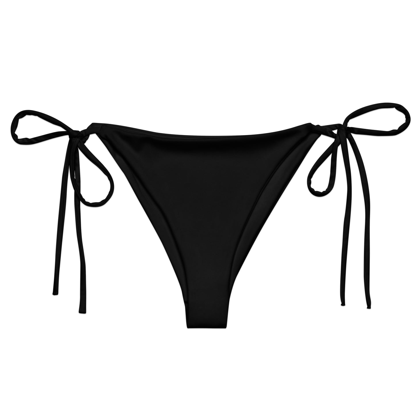 Women's String Bikini Bottom | True Black