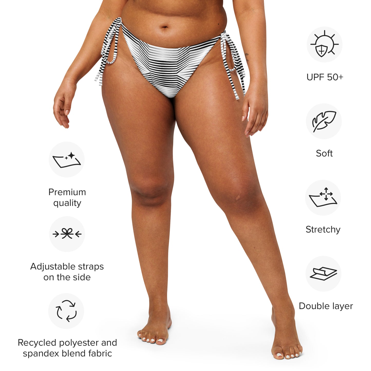 aisoi Bikini Bottom Linear Luxe