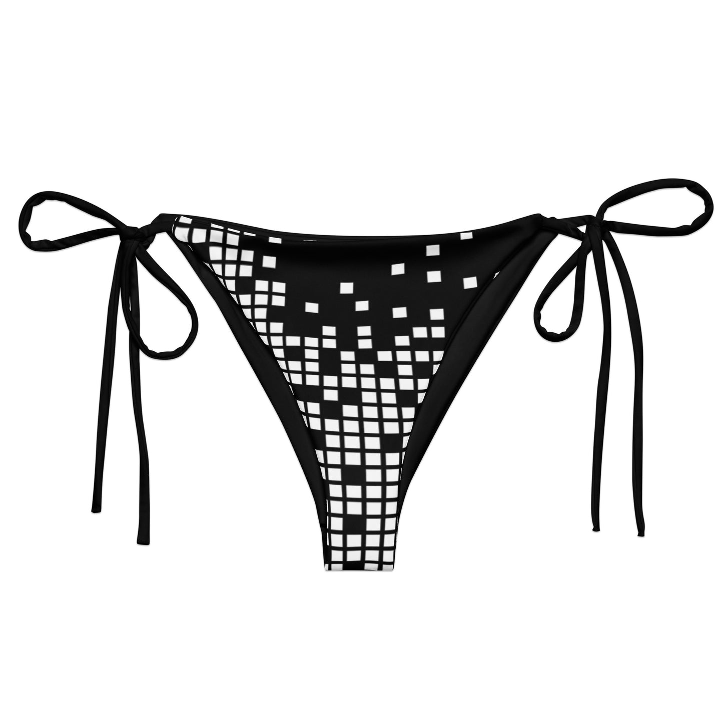 aisoi Bikini Top Pixel Party B&W