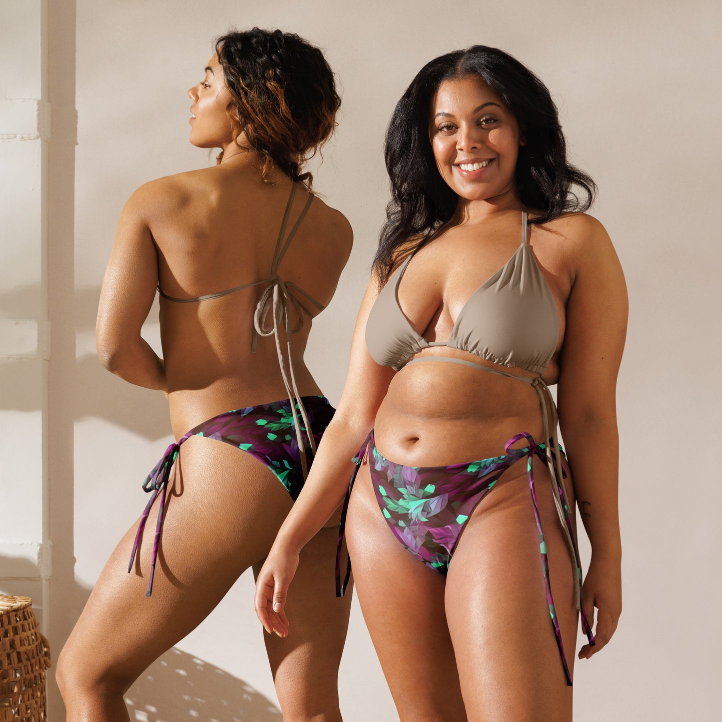 String Bikini Bottom | Iris Illusion by aisoi Swimwear & Beachwear